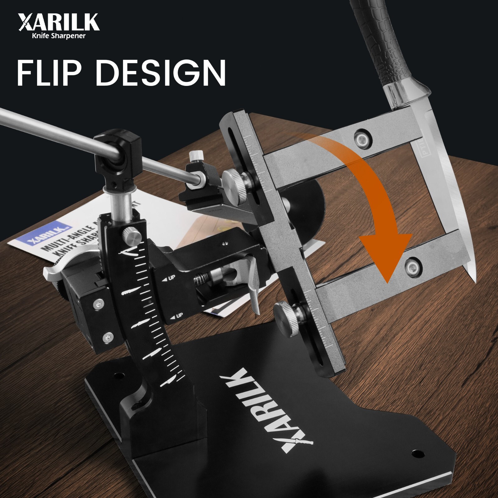 GEN3 Guided Knife Sharpening System, Aluminium | Professional knife sharpener