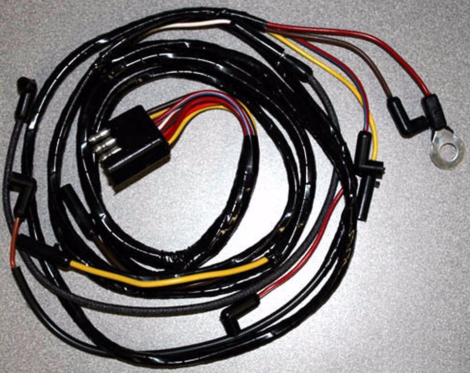 NEW! 1966 Ford Mustang Under Hood Wire Wiring Gauge Feed - Wire Harness