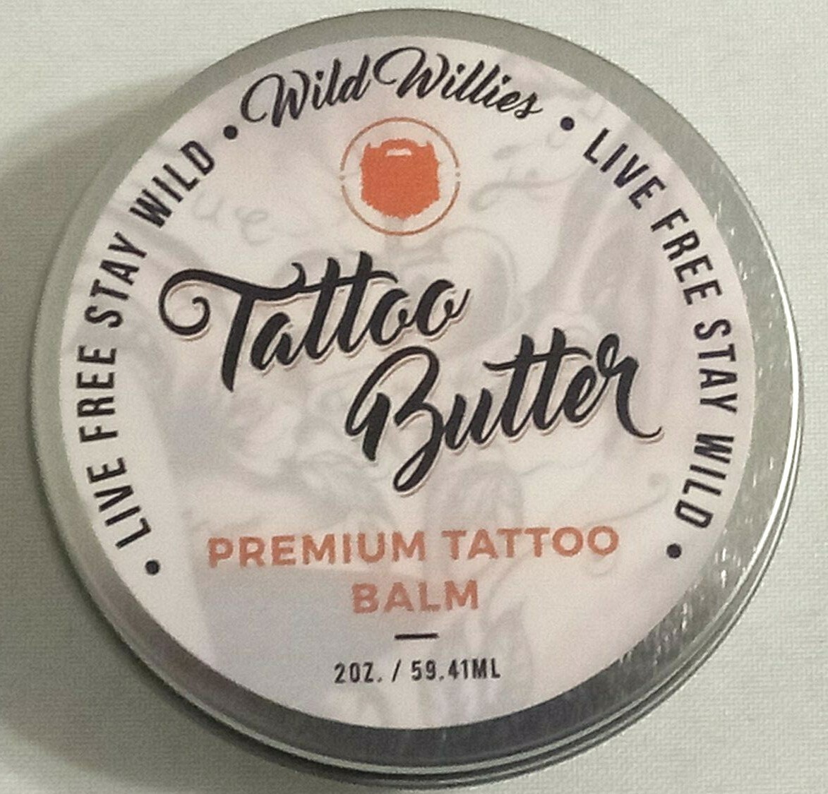 LOT OF 6 Wild Willies Tattoo Butter Balm Aftercare Soothing, Healing Ointment