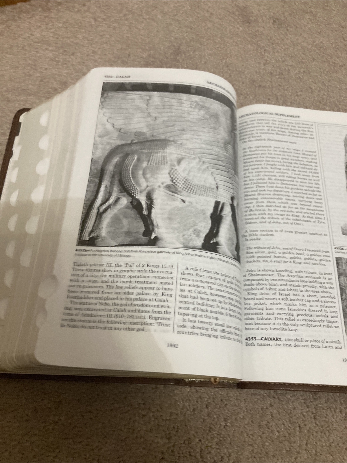 ESV THOMPSON CHAIN REFERENCE BIBLE RED LETTER THUMB INDEXED BROWN LEATHER SOFT