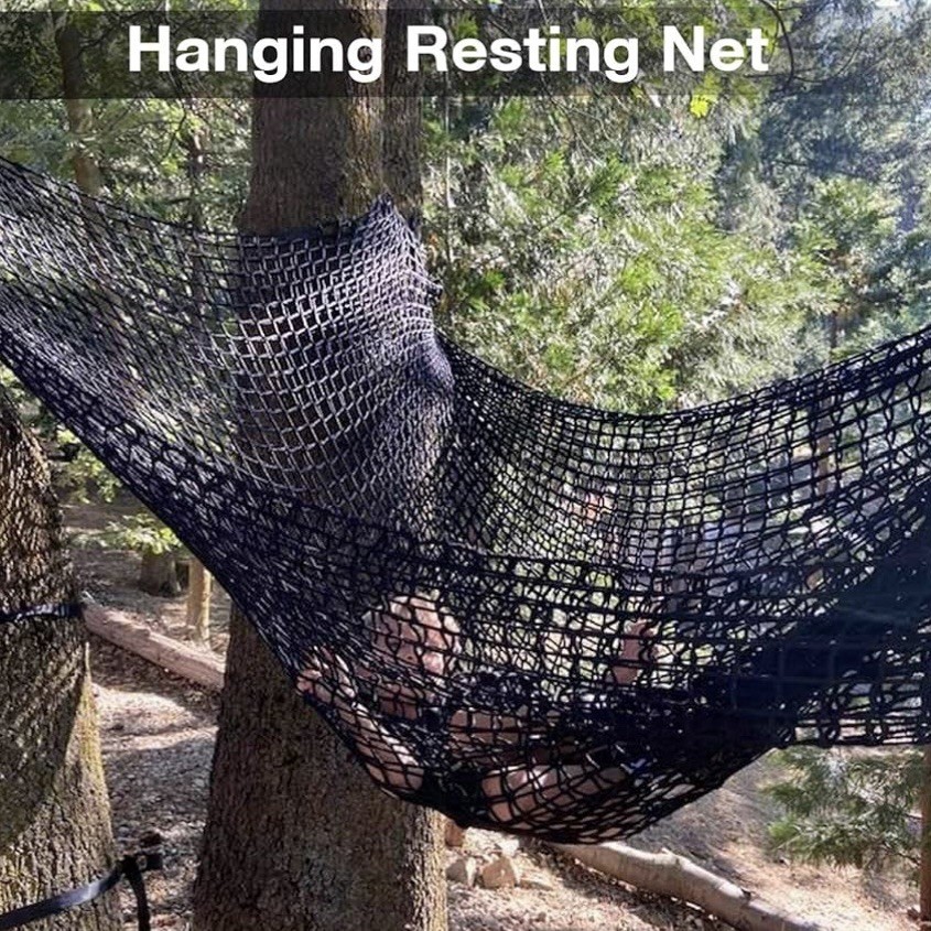 Jalunth Kids Playground Play Safety Net - Climbing Cargo Net (6.5' X 9.8')