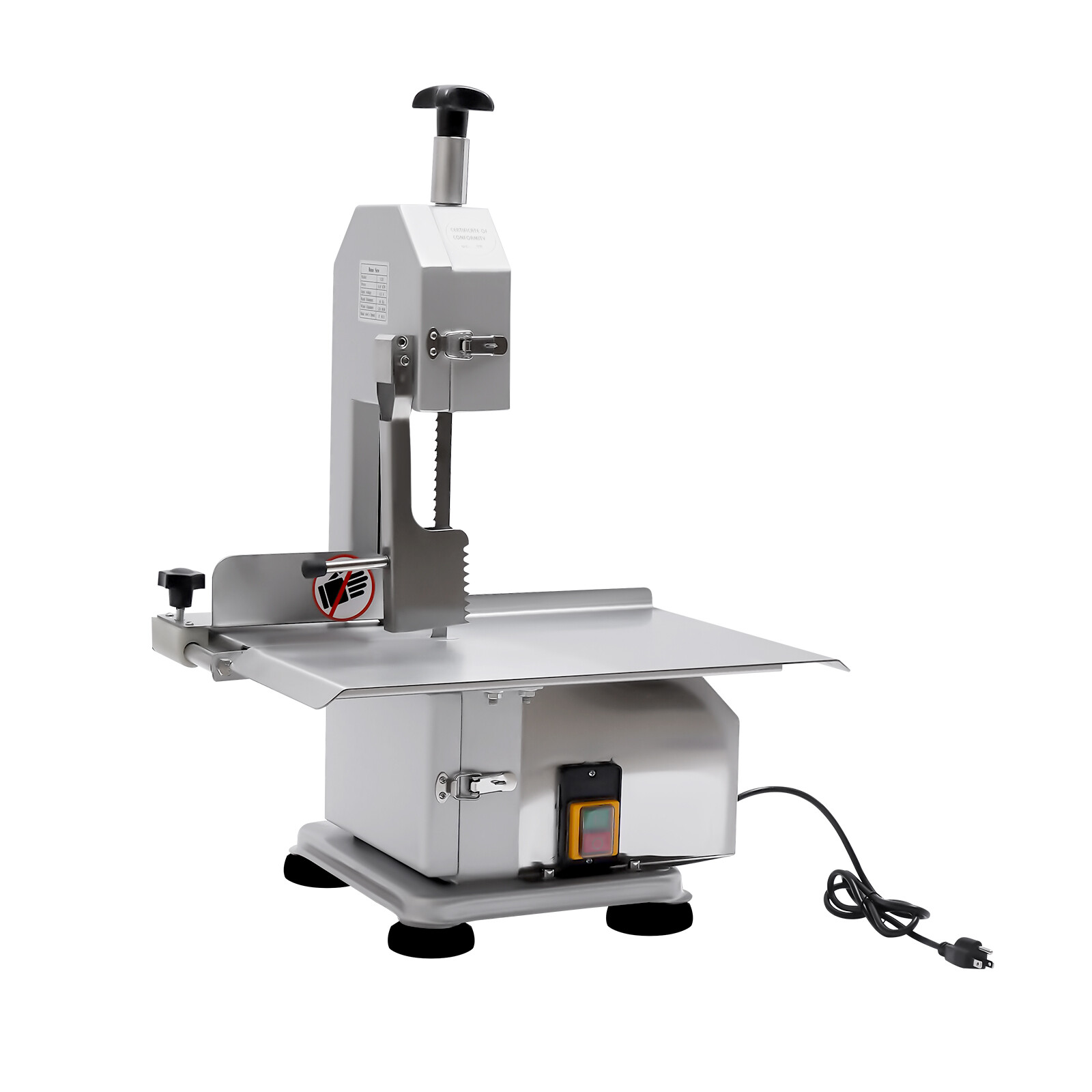 Commercial Electric Frozen Meat Cutting Machine Band Saw Blade Bone Cutter 650W