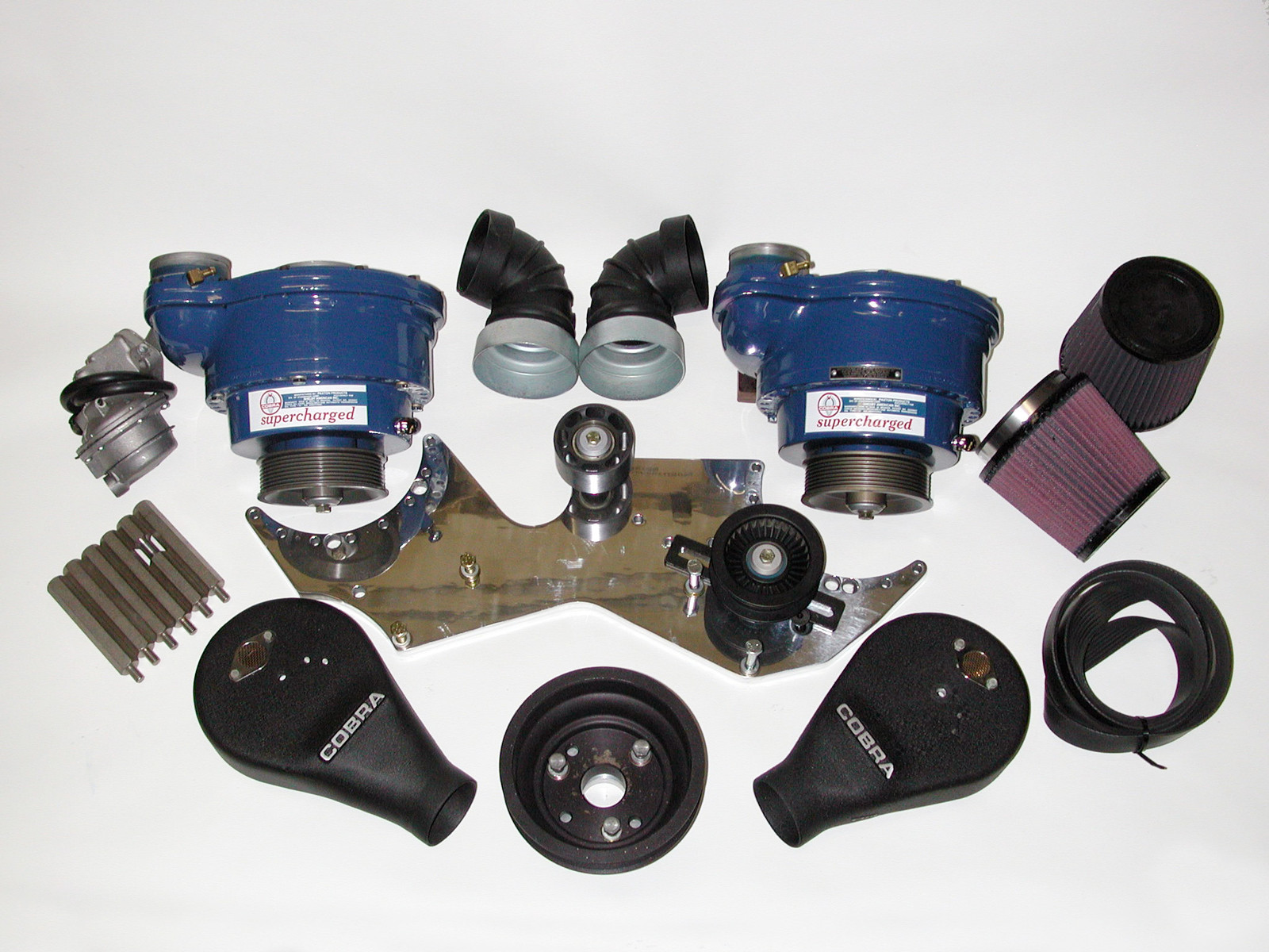 1965-1966 Vintage Shelby Mustang GT350 Twin Paxton Supercharger Kit Ford 289 HP