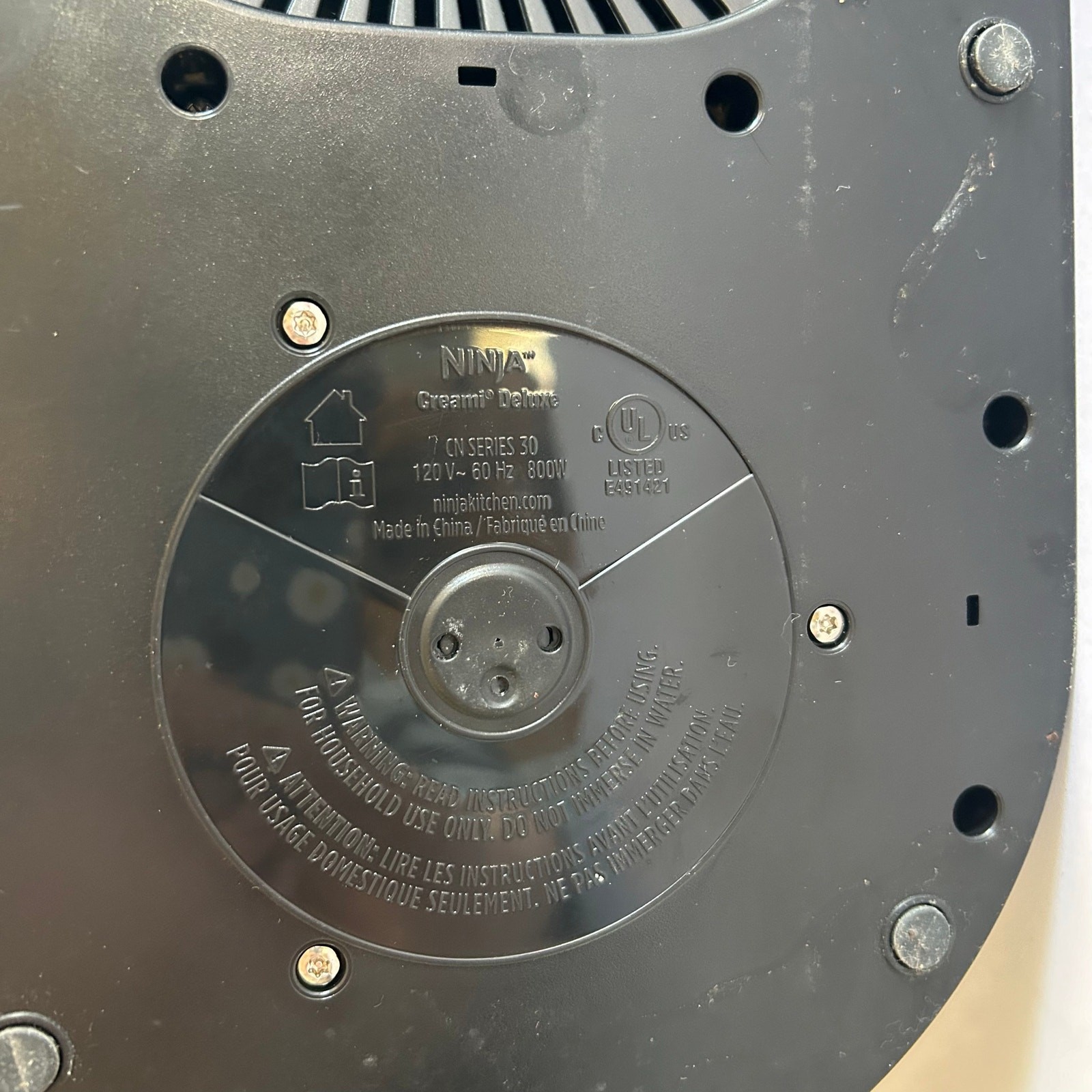 Ninja Creami Deluxe Black 11-in-1 Ice Cream & Frozen Treat Maker 4 Pints Works