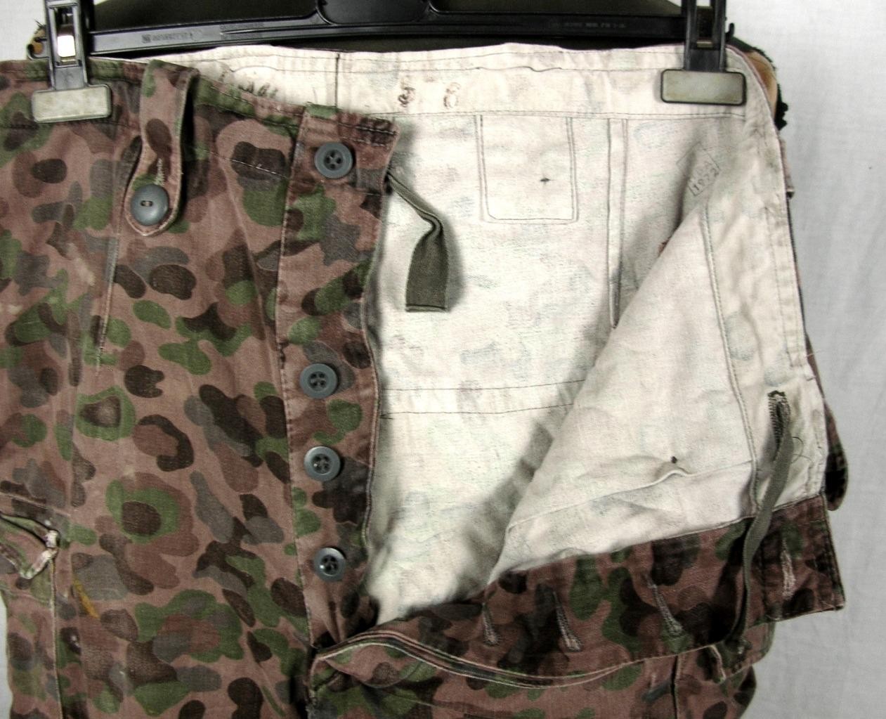 VINTAGE HBA 1972 Austrian AUSTRIA ARMY M57 Pea Dot CAMO FIELD TROUSERS