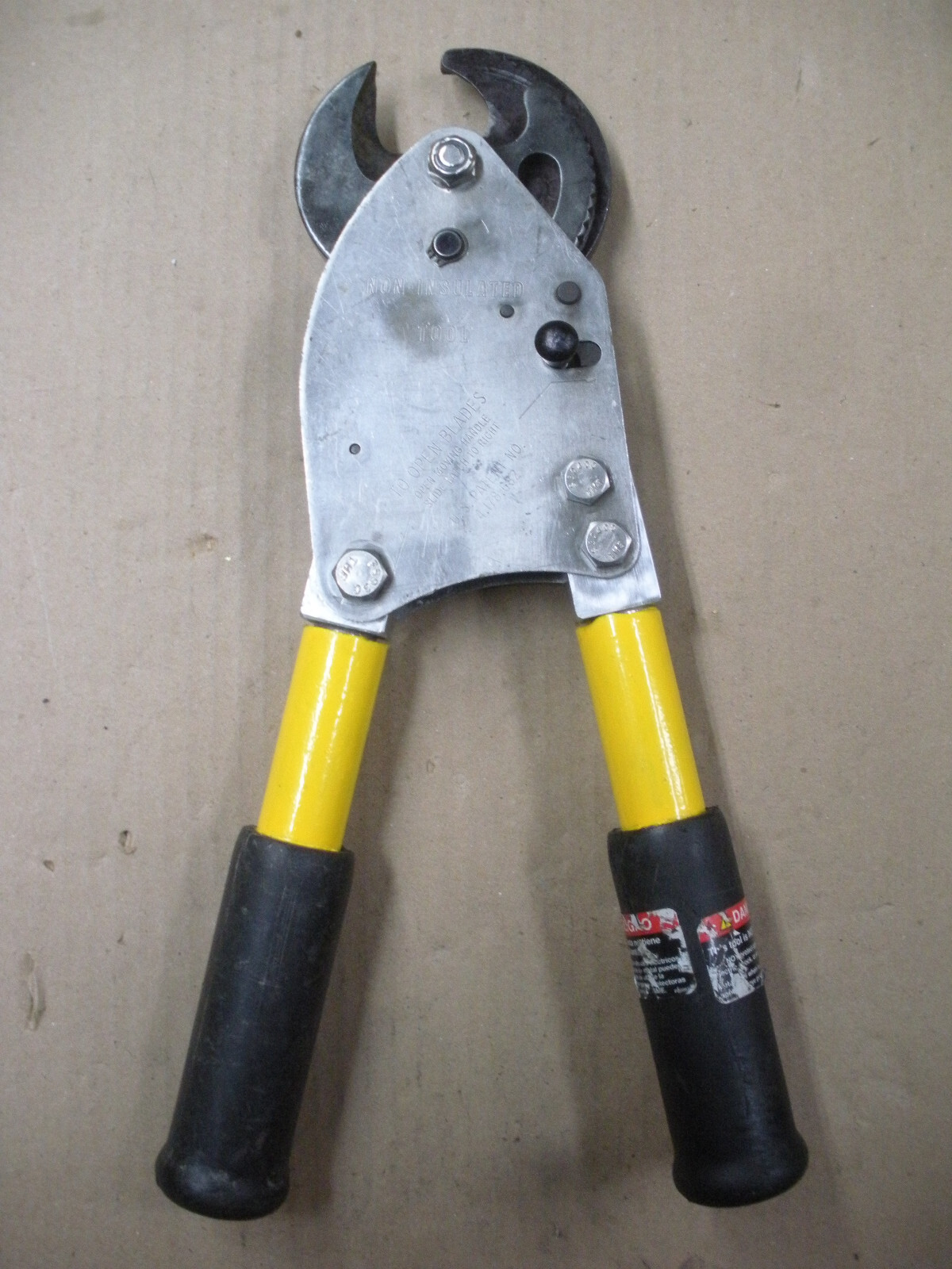 HK Porter 6990FS compact ratchet cable cutter 14" copper aluminum 10 available