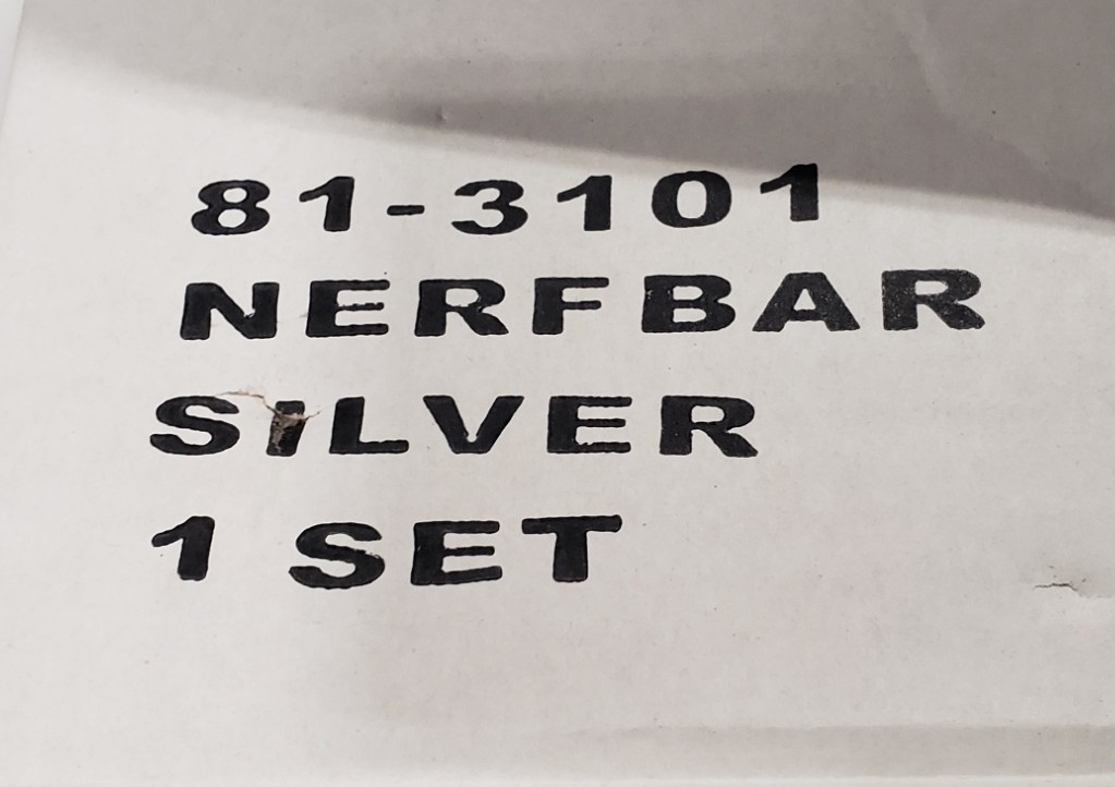 Motorsport Products - 81-3101 - EZ-FIT Nerf Bars, Silver