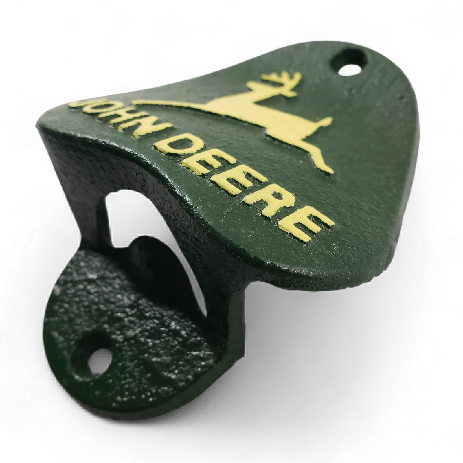 Green deer Vintage Wall Mounted Bottle Opener Cast Iron Bar Decor Beer Opener