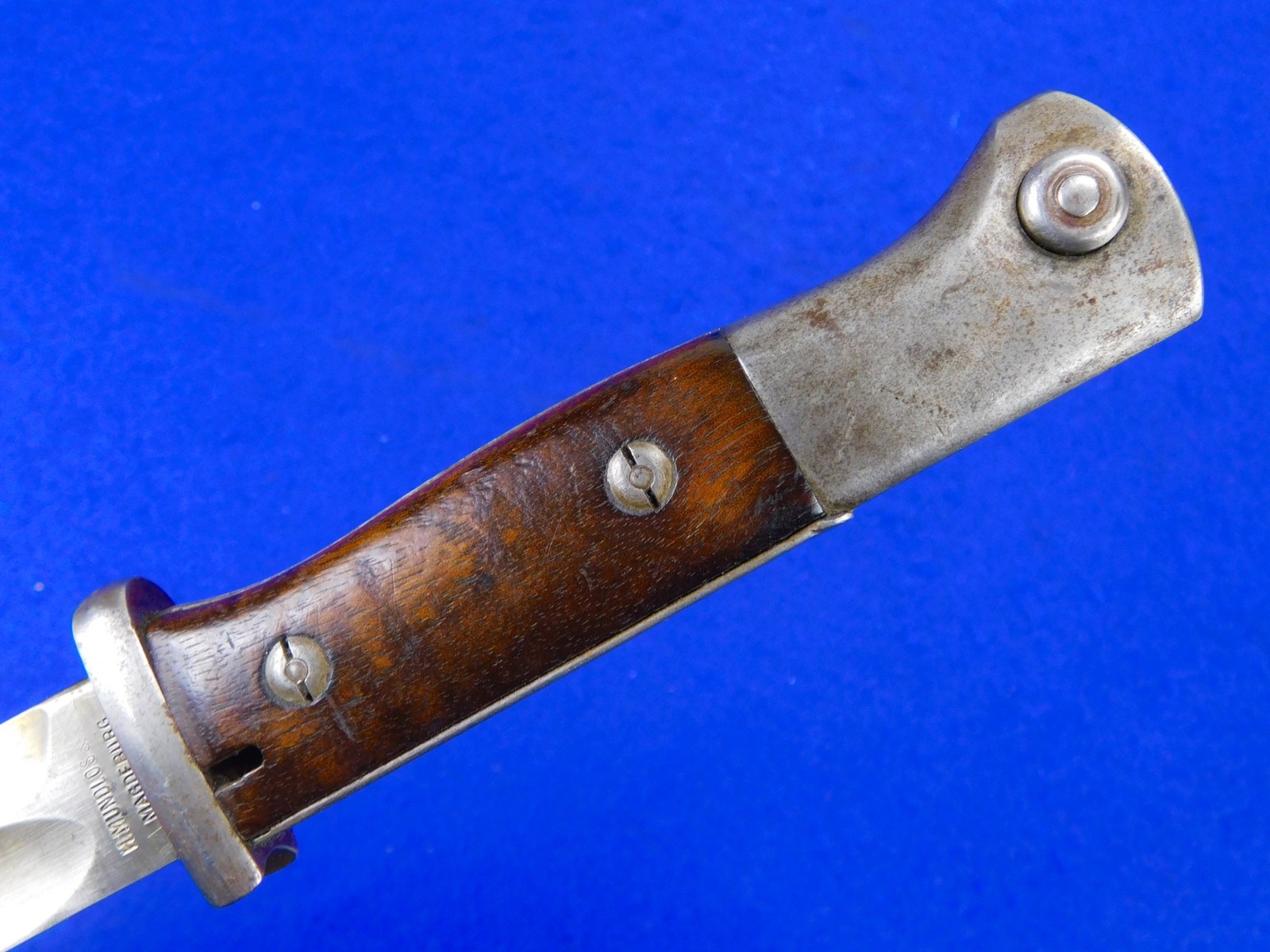 German Germany WW1 Mauser K98 Regimental Marked Bayonet Knife w/ Scabbard