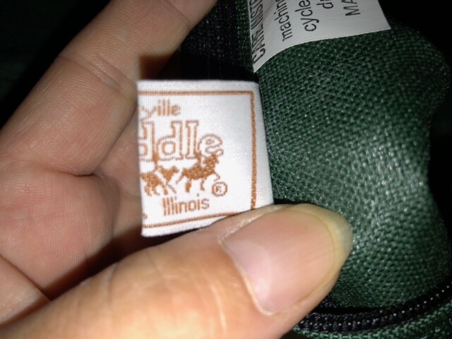 NEW GREEN OR BLUE NYLON CORDURA WESTERN CANTLE SADDLE BAGS 3 COMPARTMENT