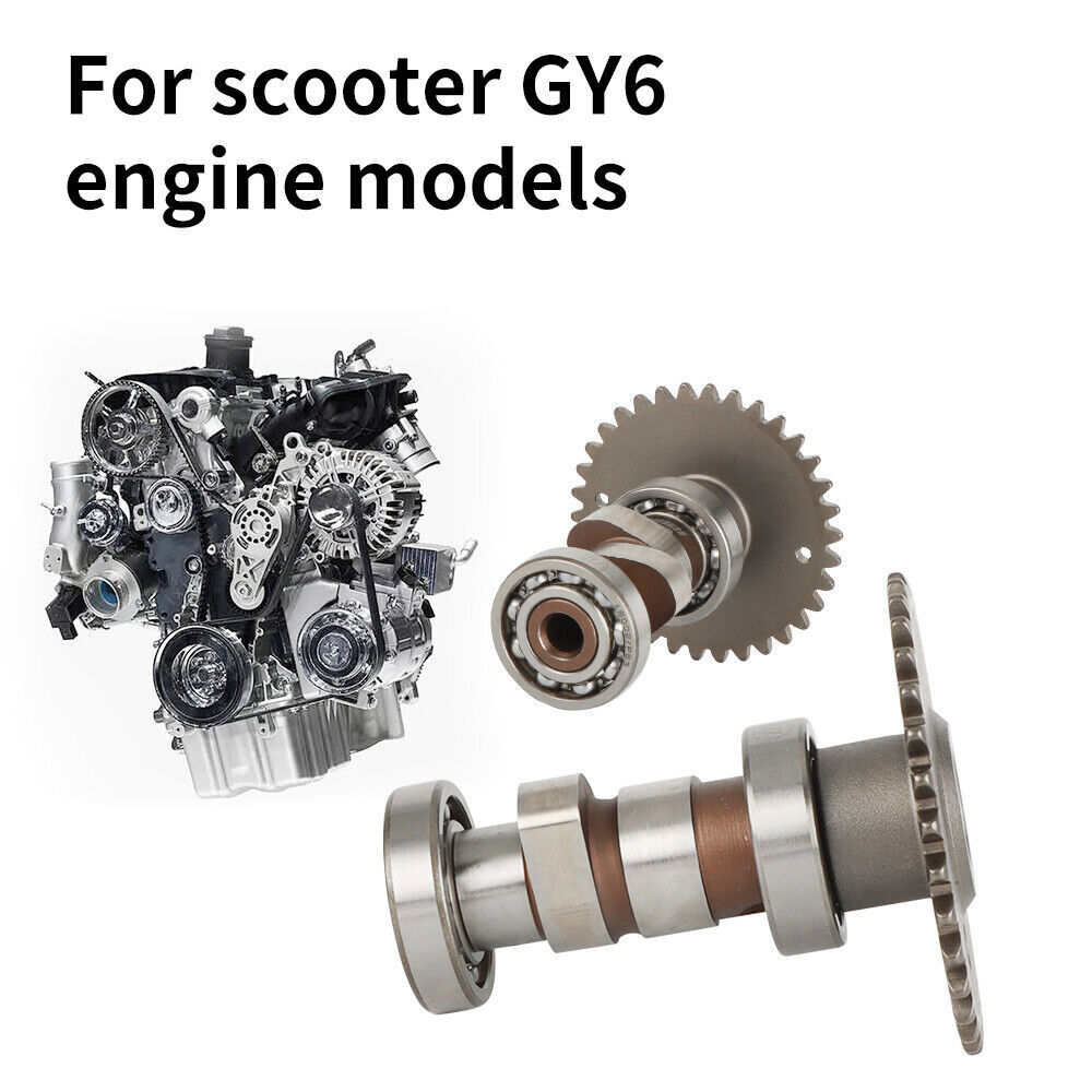 NIBBI Performance A12 Camshaft for GY6 125cc 232cc Scooter ATV Kart Motor Moped