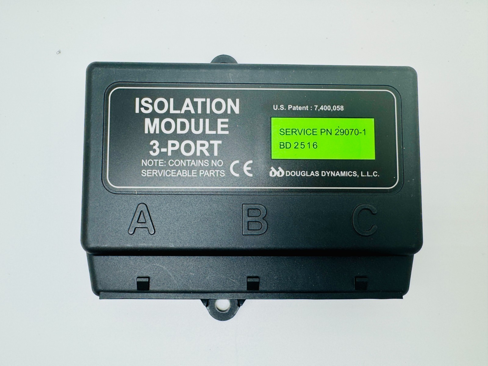 WESTERN SNOW PLOW 3 PORT ISOLATION MODULE PART # 29070-1