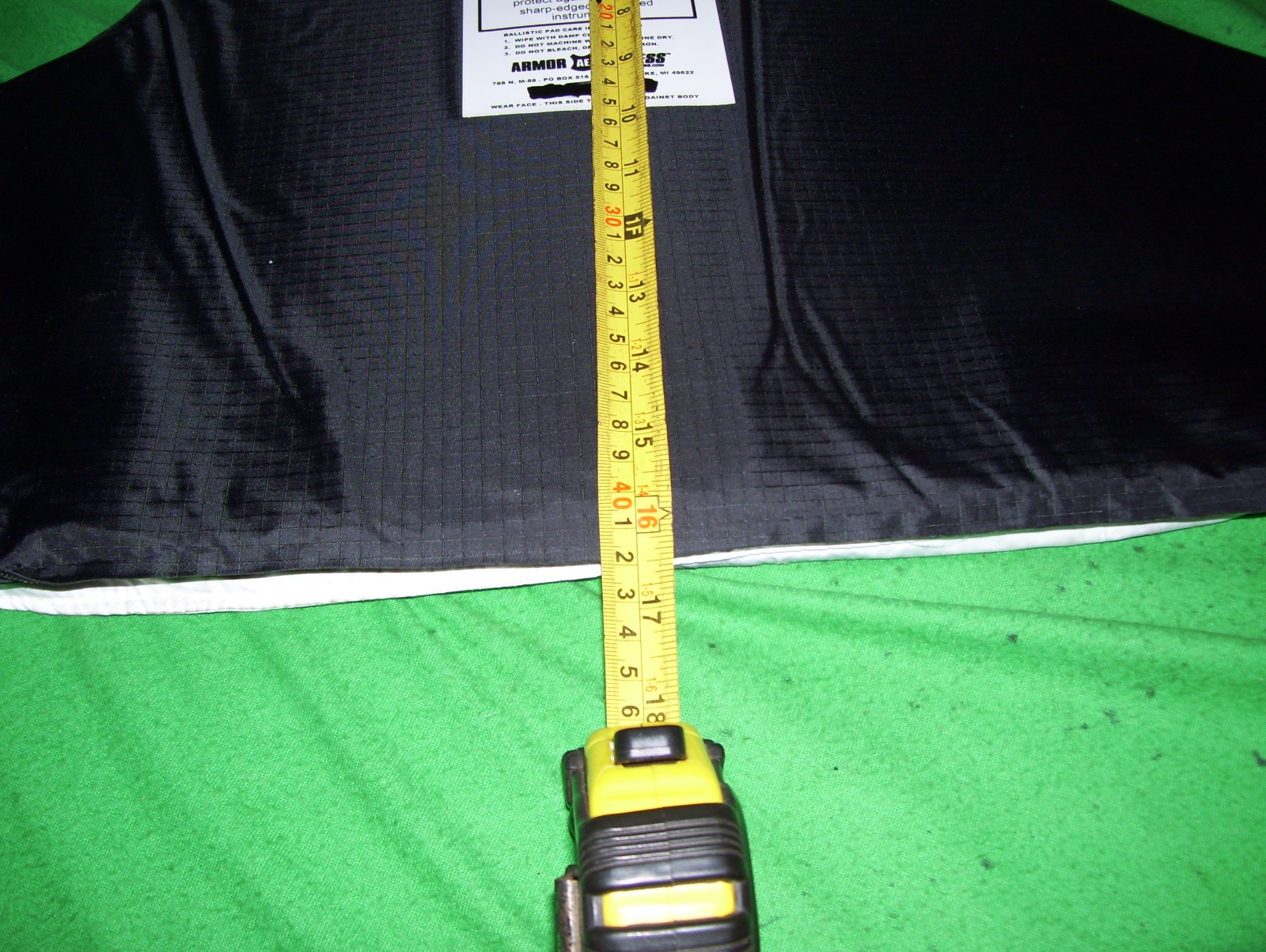 Armor Express Armor Bullet Proof Vest Level IIIA-2XLarge VG 2015+FREE-5X8 #O-96