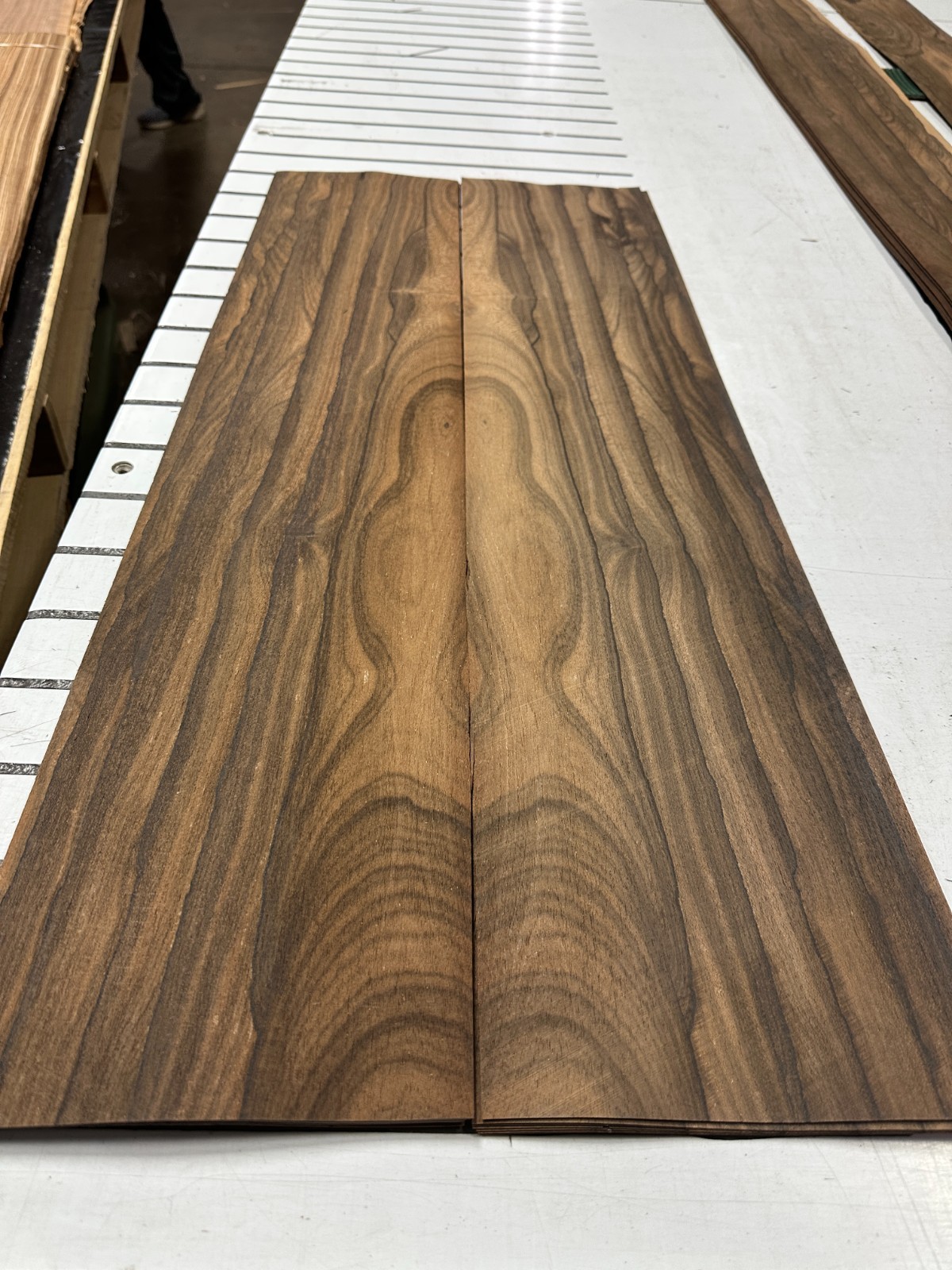 Ziricote Raw Wood Veneer 2 sheets 32'' x 7'' 321C