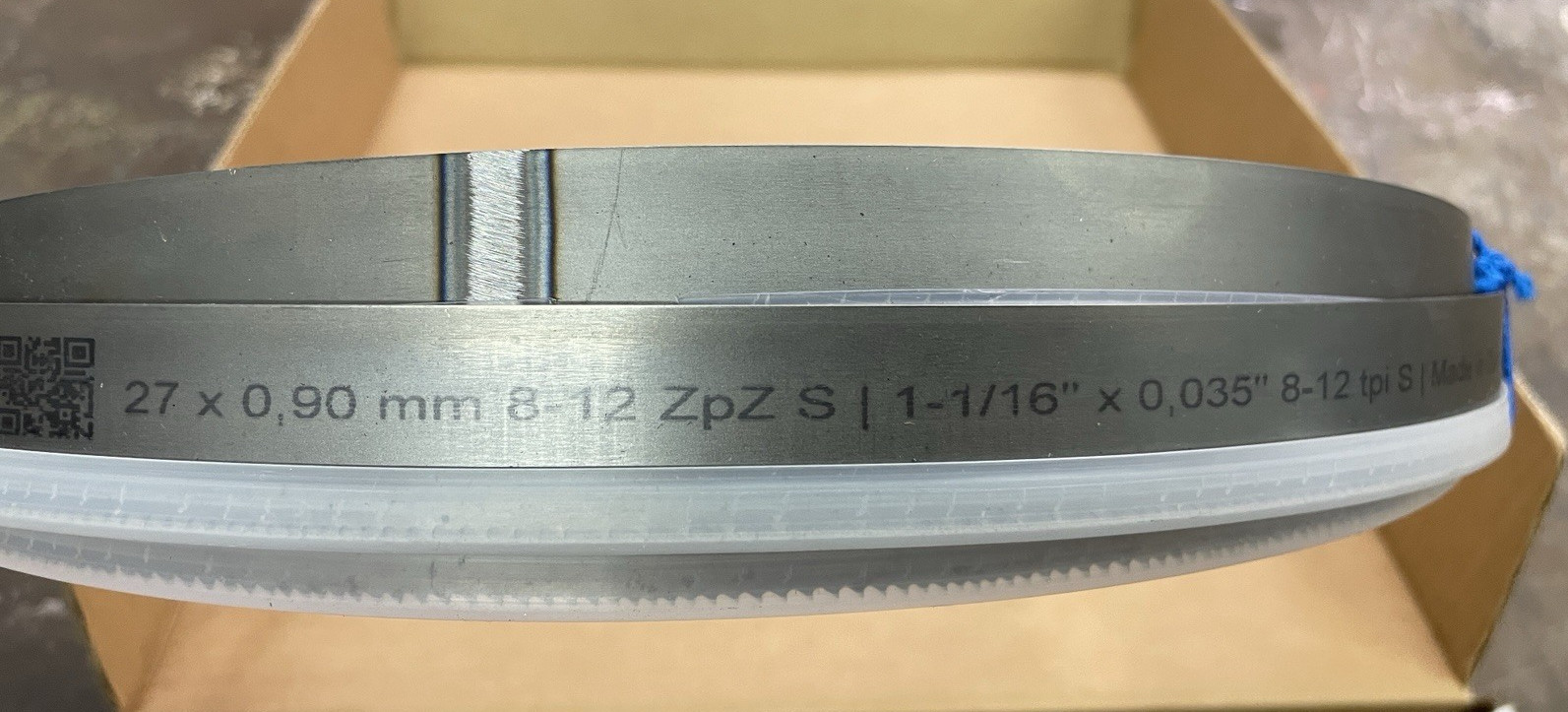 (130") 10'-10" x 1-1/16" -.035, 8-12 tpi Wikus M42 Bi-Metal Band Saw Blade 2 Pcs