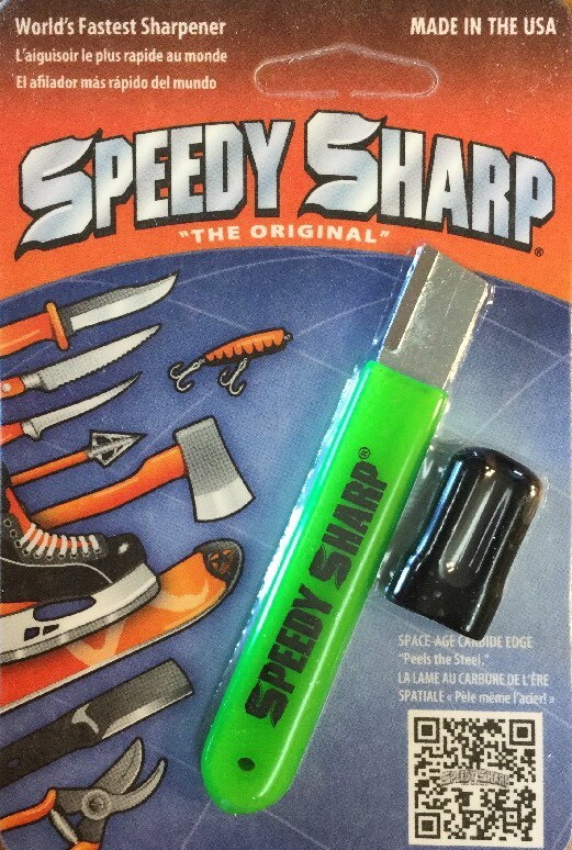 Speedy Sharp Carbide Knife Sharpener "The Original" NEON GREEN