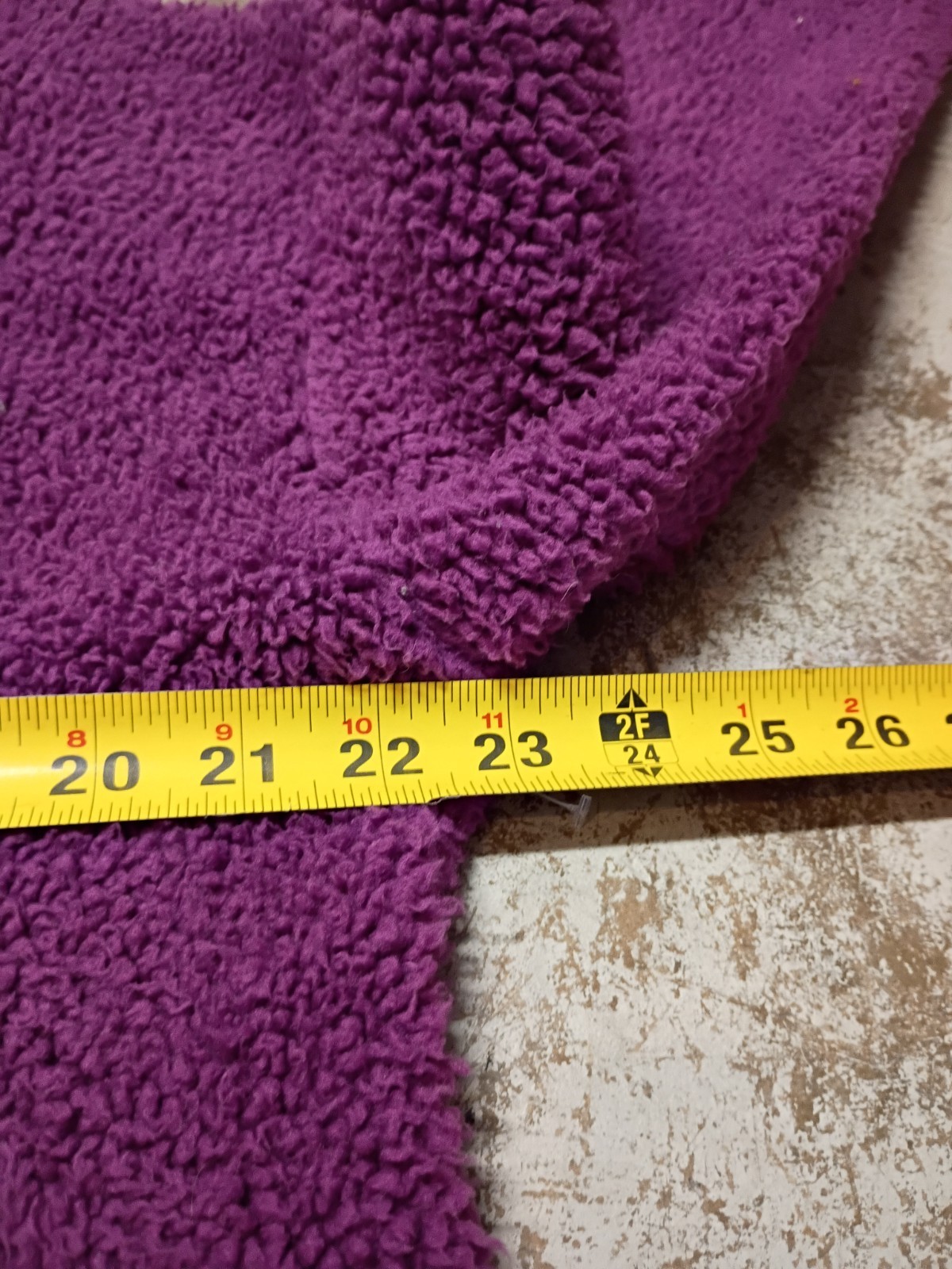 Women's Purple Sherpa Fleece Pullover Sweatshirt Winnie The Pooh Disney Size M