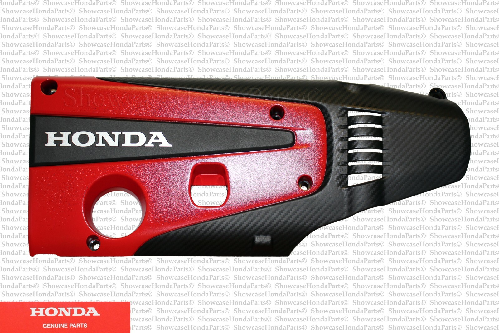 Genuine Honda OEM Red Top Engine Cover Plate Fits: Civic Type-R 12500-5BF-A01