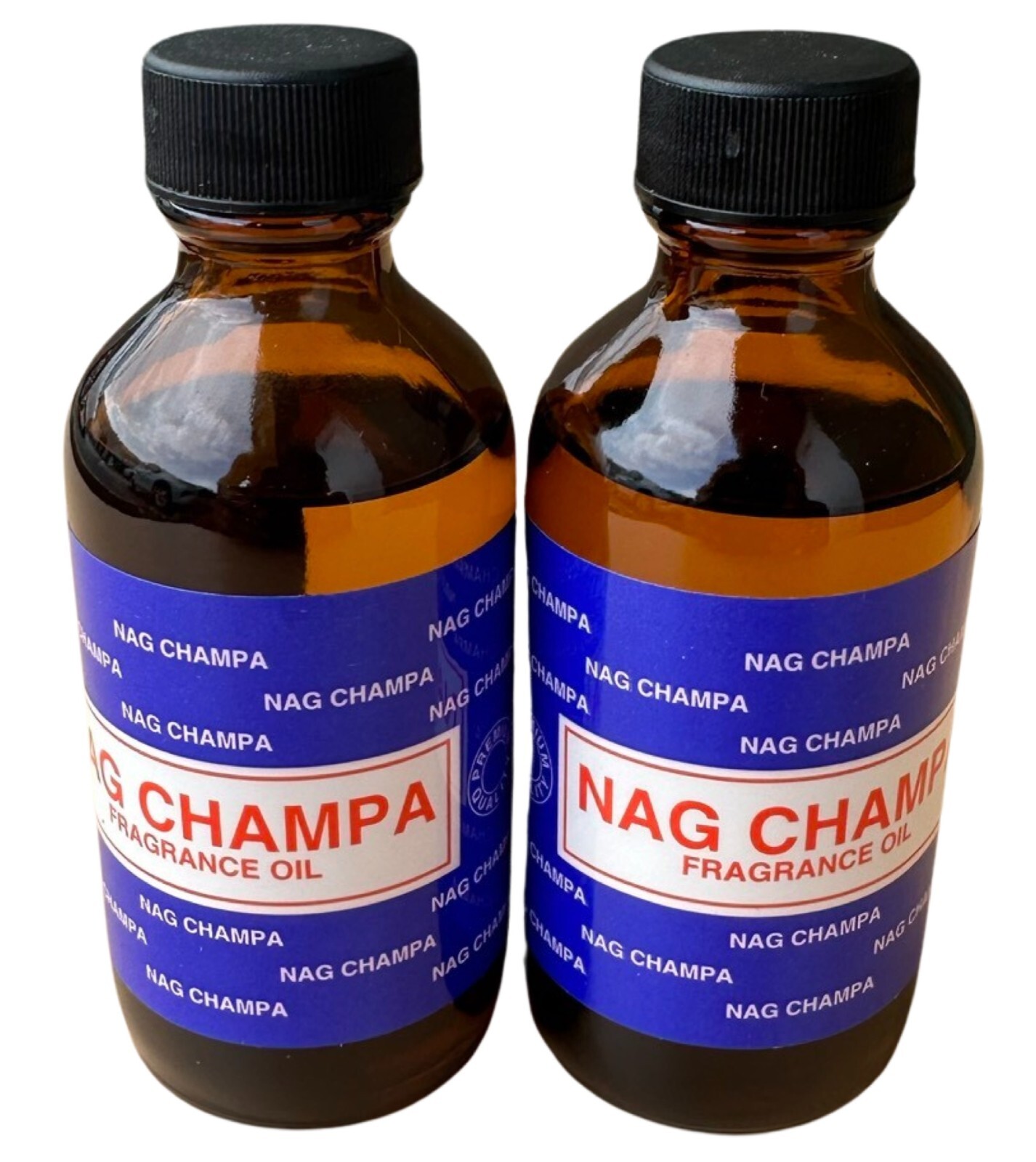 Nag Champa Premium 2oz. Meditation Scented Oil ~ Nag Champa Fragrance.Pack of 2.