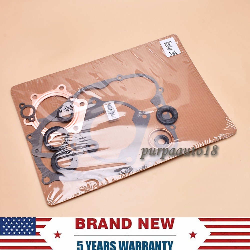 Complete Engine Gasket kit Set with Oil Seals For Yamaha Blaster 200 1988-2006