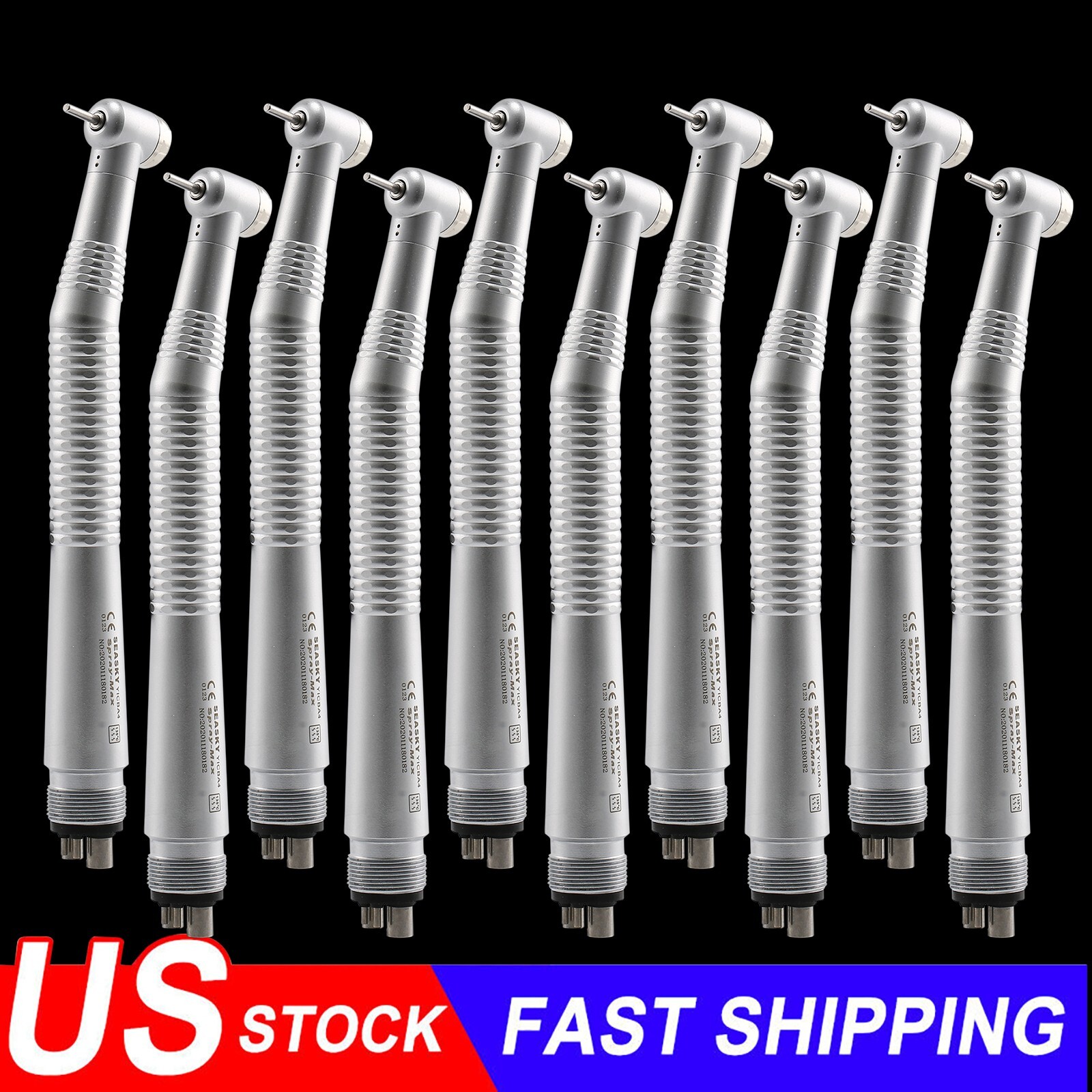 10* NSK PANA MAX Style Dental High Speed Handpiece Push Button 4Hole Air Turbine