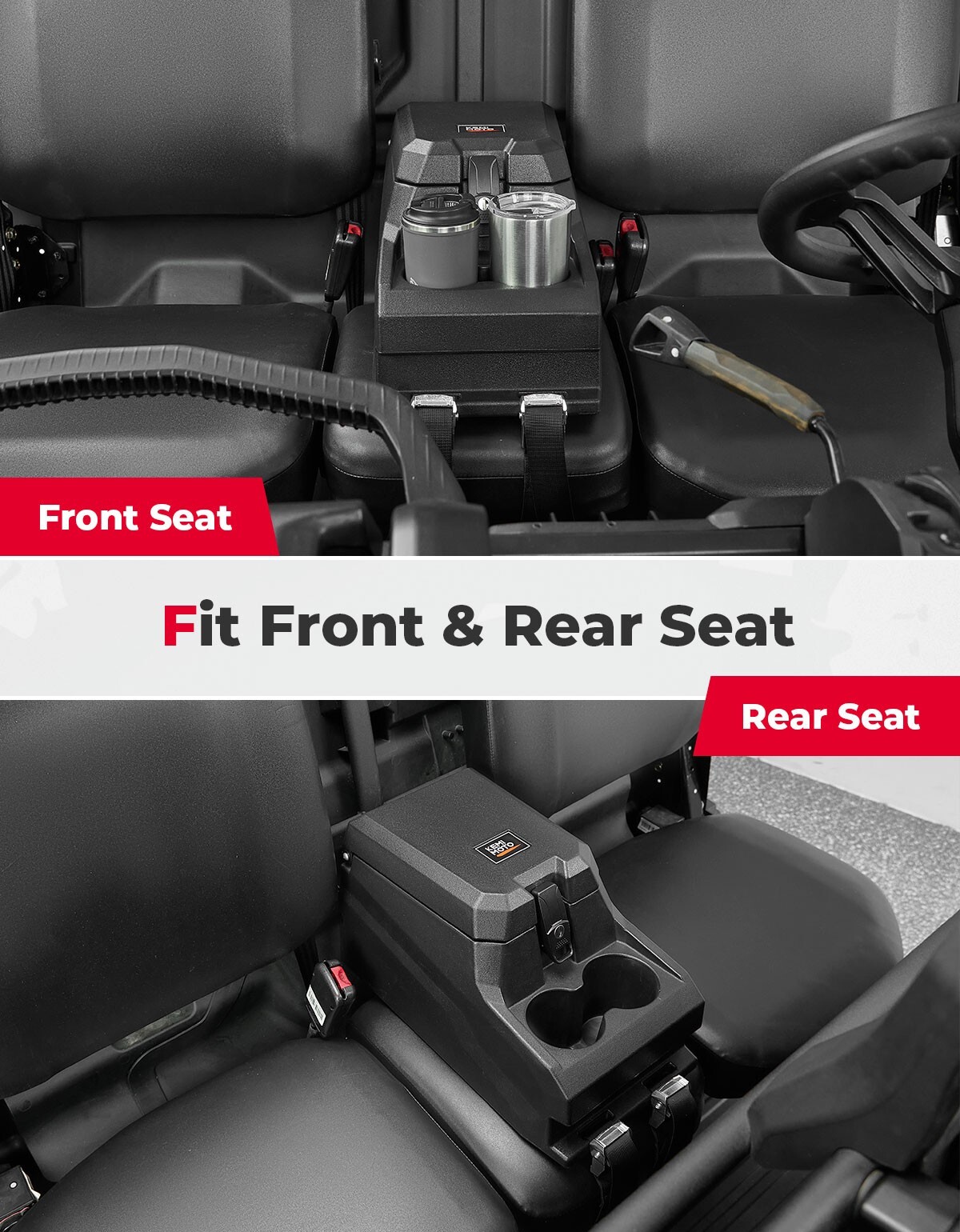 Bench Seat Center Console Armrest Box For Can am Defender HD5 HD8 HD9 HD10 MAX