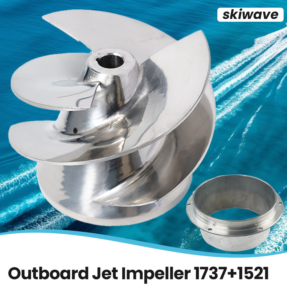 Outboard Jet Impeller & Flanged Liner 6 1/8 Part No.1737+1521 For Medium Series