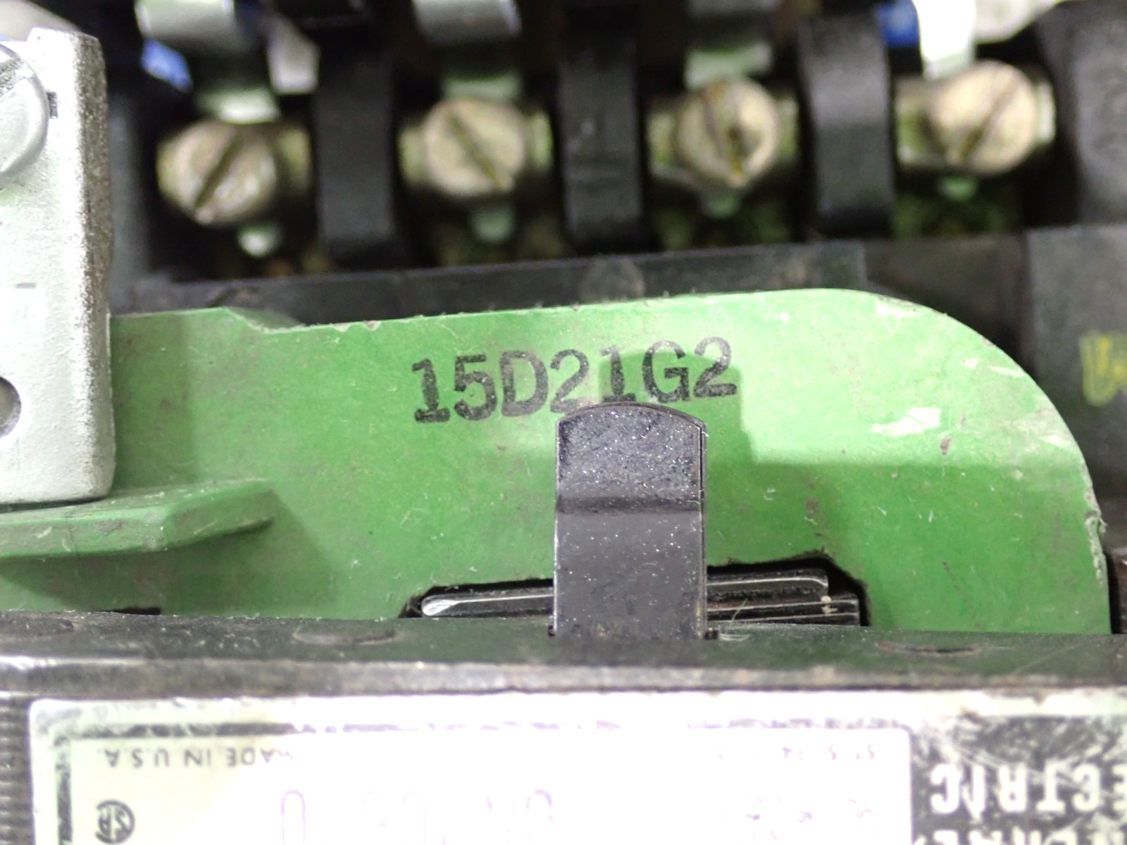 GE CR206C0 Size 1 3 Pole 27 Amp 600 Volt Starter 90/115 Volt Coil - Tested ST448