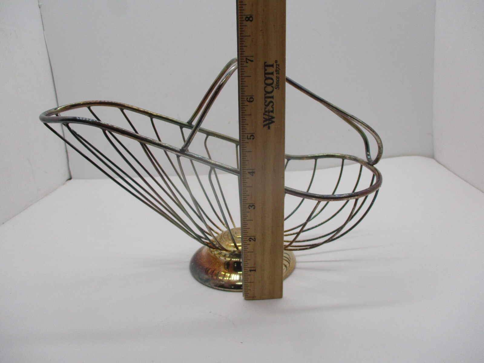 Vintage Silverplate Leonard Wire Wine Bottle Holder