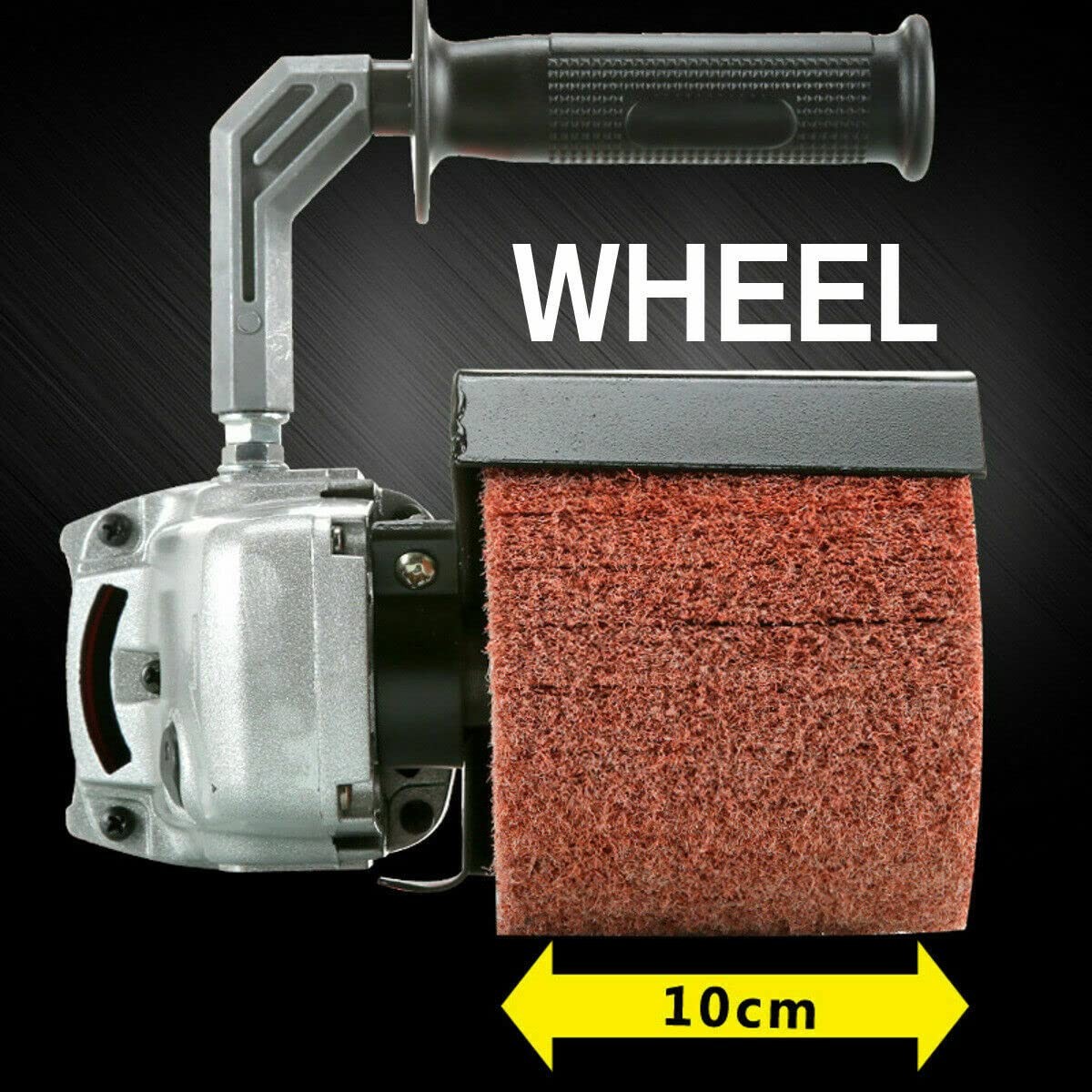 VOTOER1400W Electric Burnishing Polishing Machine,Handheld Electric Wire Drawing