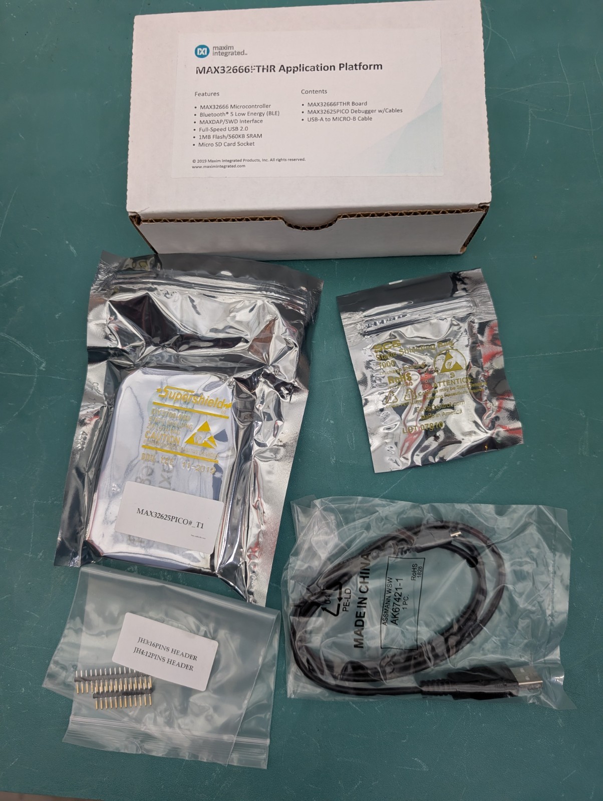 Maxim Integrated MAX32625PICO Module & MAX32666 Microcontroller !Charity!