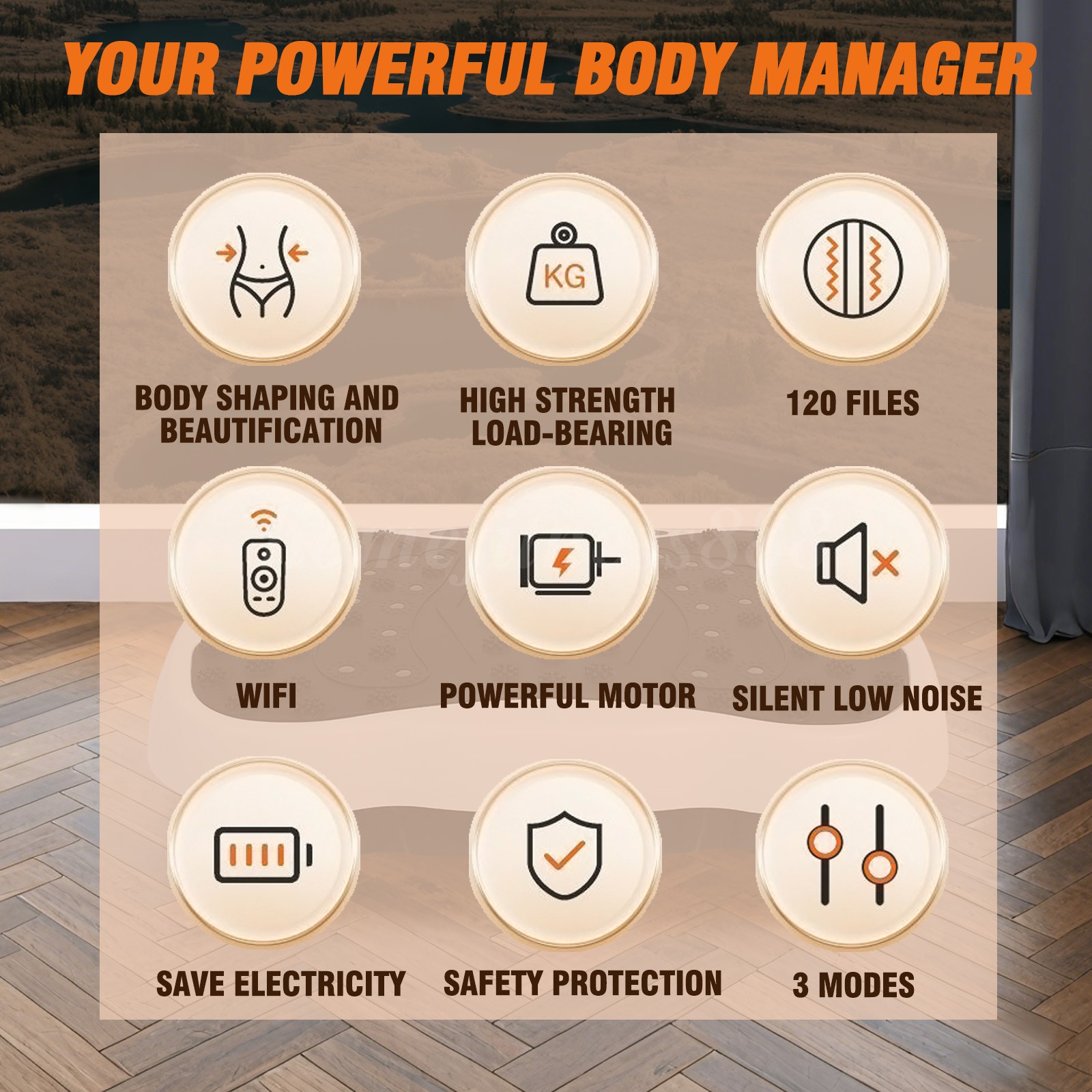 Vibration Platform Plate Whole Body Exercise Fitness Massager Machine Slim NEW