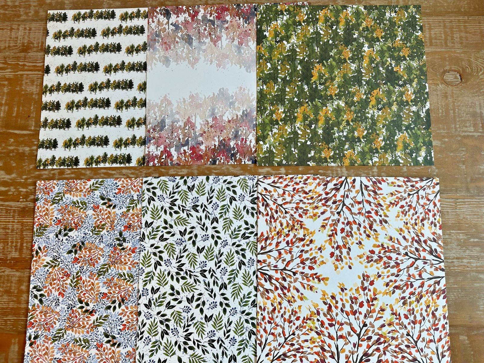 Stampin' Up DSP Fine Art Floral, Beauty of the Earth, You're a Peach DSP 12 x 12