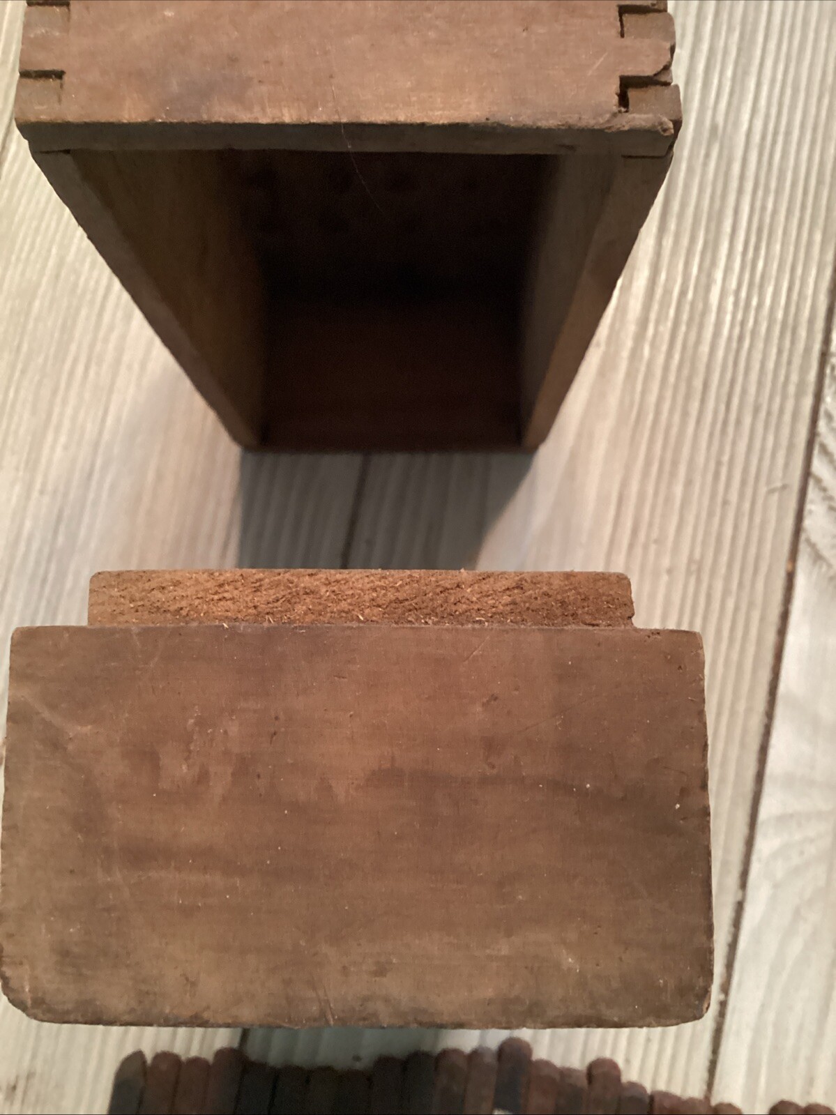 VTG Box Of Machinists Steel Letters. Set Of 28