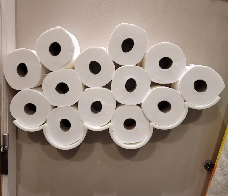 Toilet Paper Cloud Organization | Toilet Paper Shelf | Cloud Roll Formation