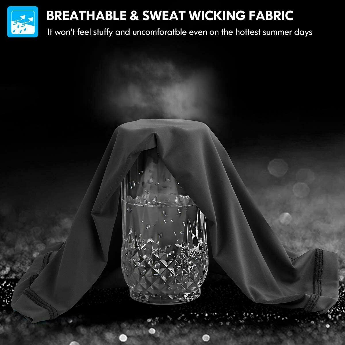 Summer UPF50 Neck Gaiter Face Mask Breathable Bandana Balaclava for Men Women US