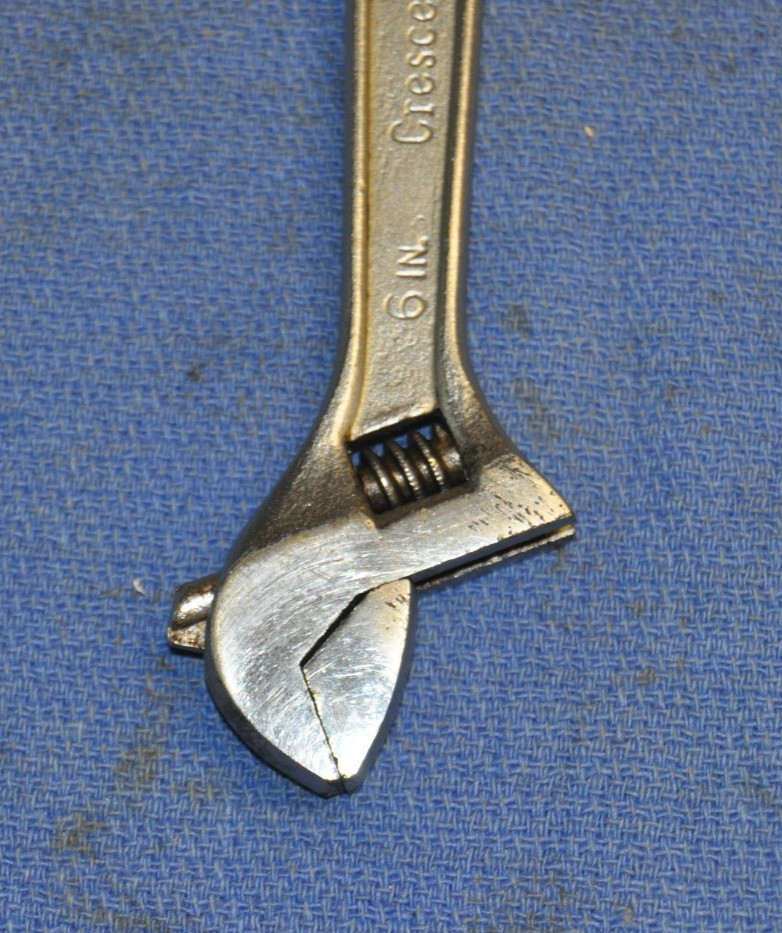 Crescent 6" adjustable wrench opens to 3/4" Made in USA