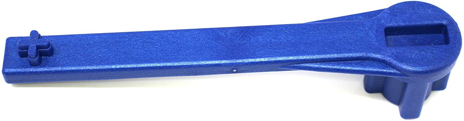 Blue 4-IN-1 Bung Drum Wrench 55-30-15 Gallon Water Barrel Nut Cap Plug