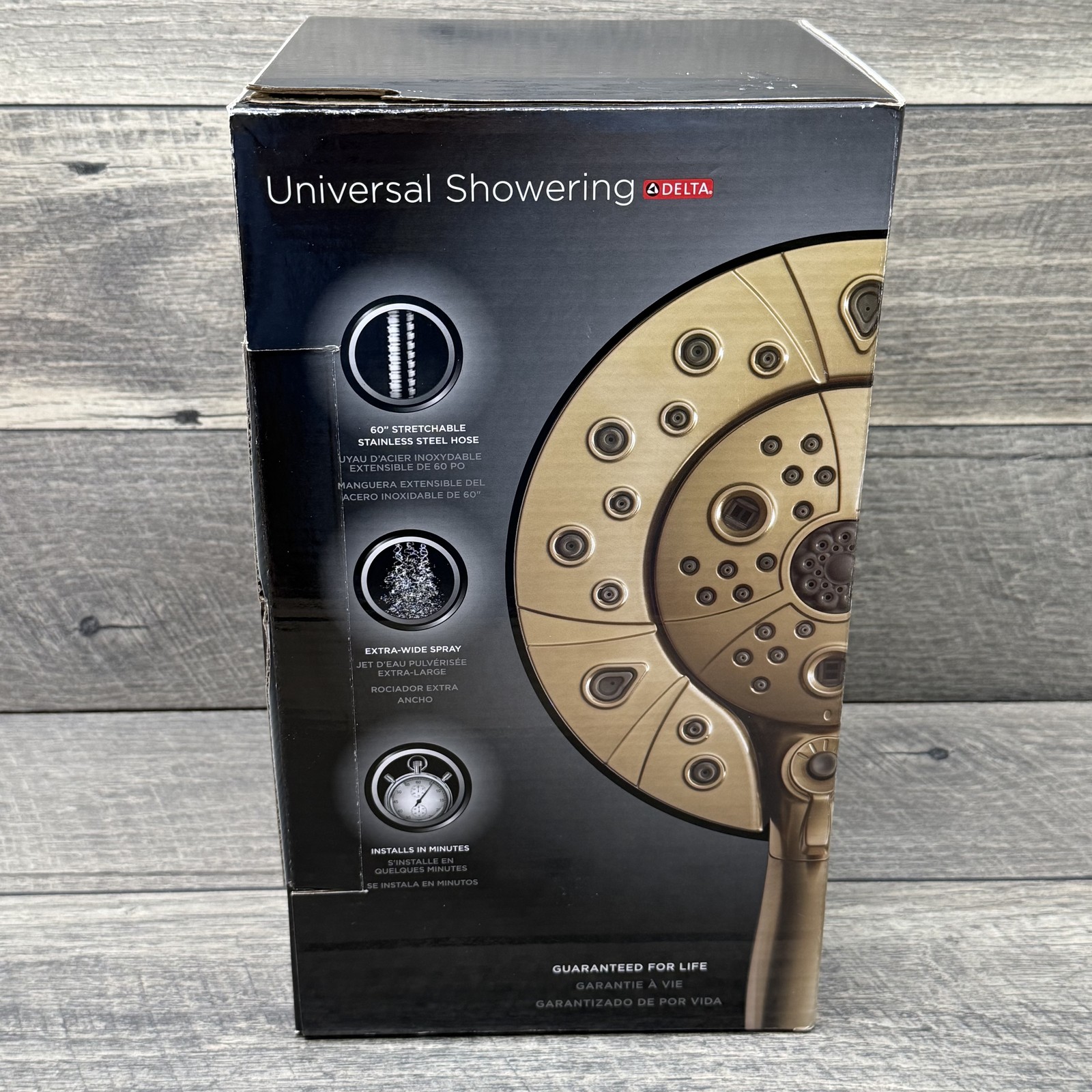 Delta 58480-CZ-PK In2ition 2-in-1 Shower Head Handheld Champagne Bronze NEW