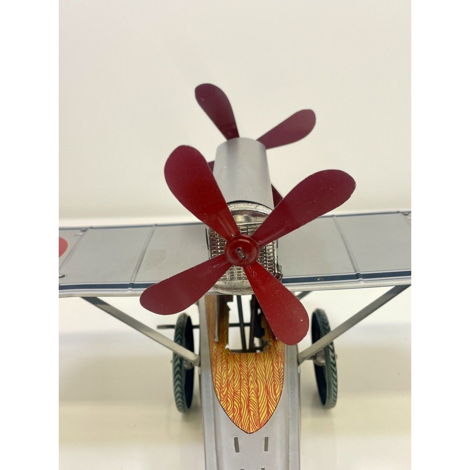 Paya Seaplane Airplane Windup Tin Toy Clockwork Spain