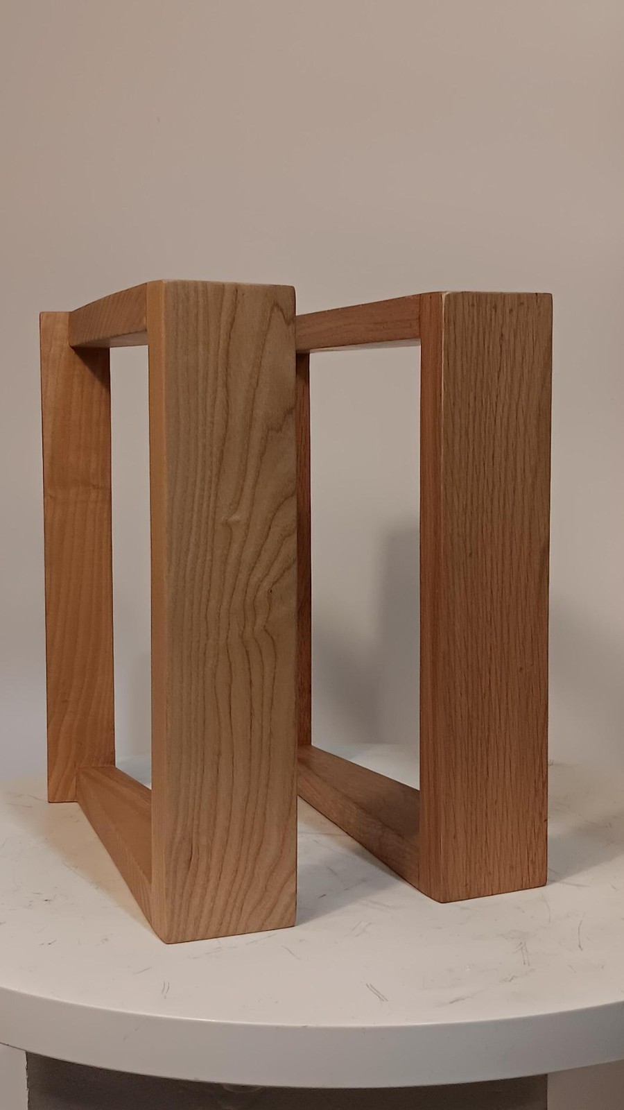 Rose Golden Solid Oak Wood Speaker Stands (Pair) Fits 12'' Speakers– 10 Year WRT