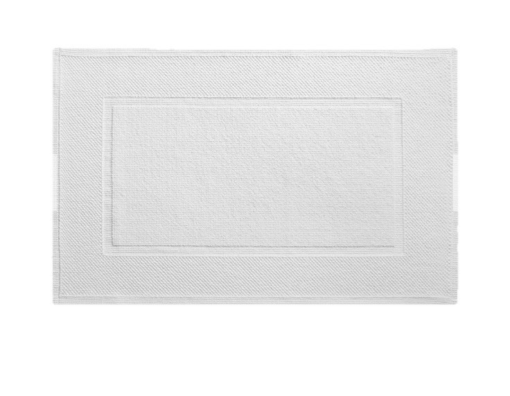 Yves Delorme Eden Bath Mat Blanc White 24”x35” NWT