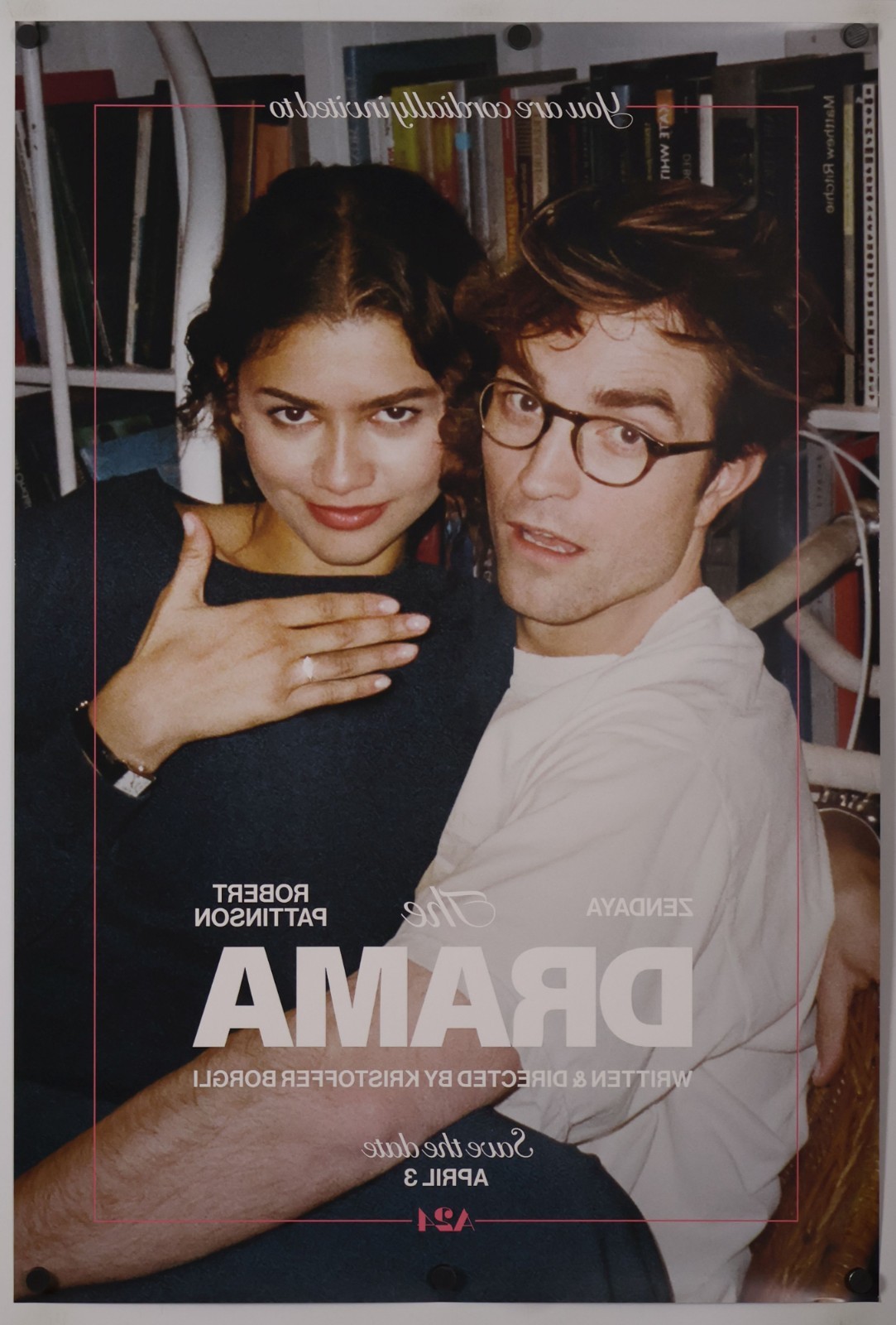 The Drama - original DS movie poster D/S 27x40 - 2026 Zendaya , Robert Pattison