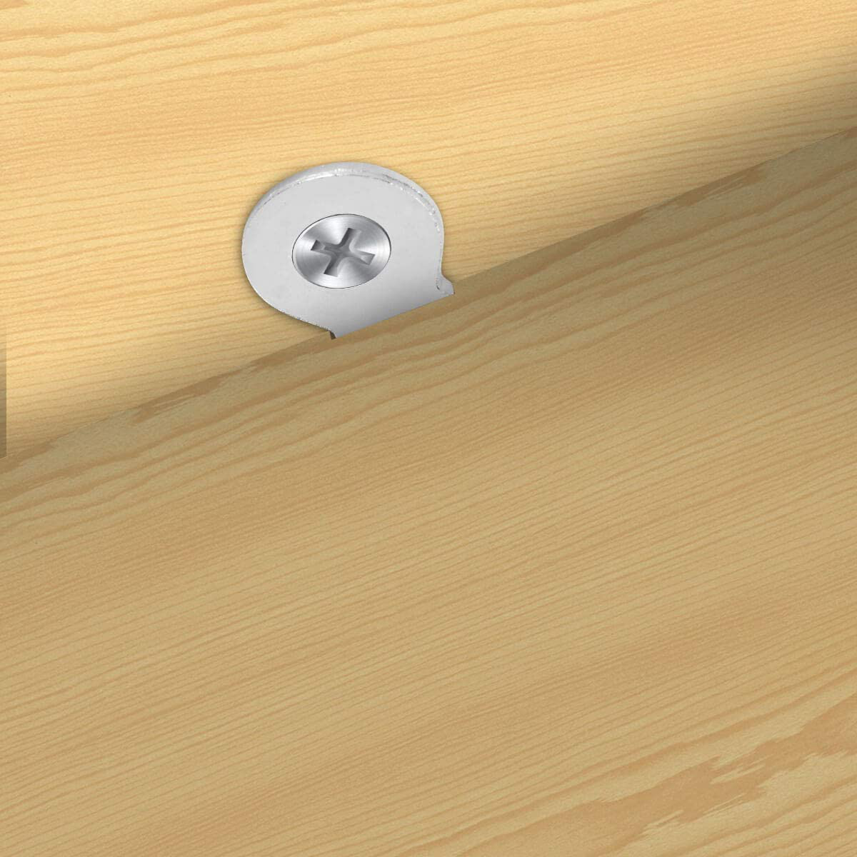 20 Pack Figure 8 Steel Desk Top Fastener Clip - Heavy Duty Figure-Eight