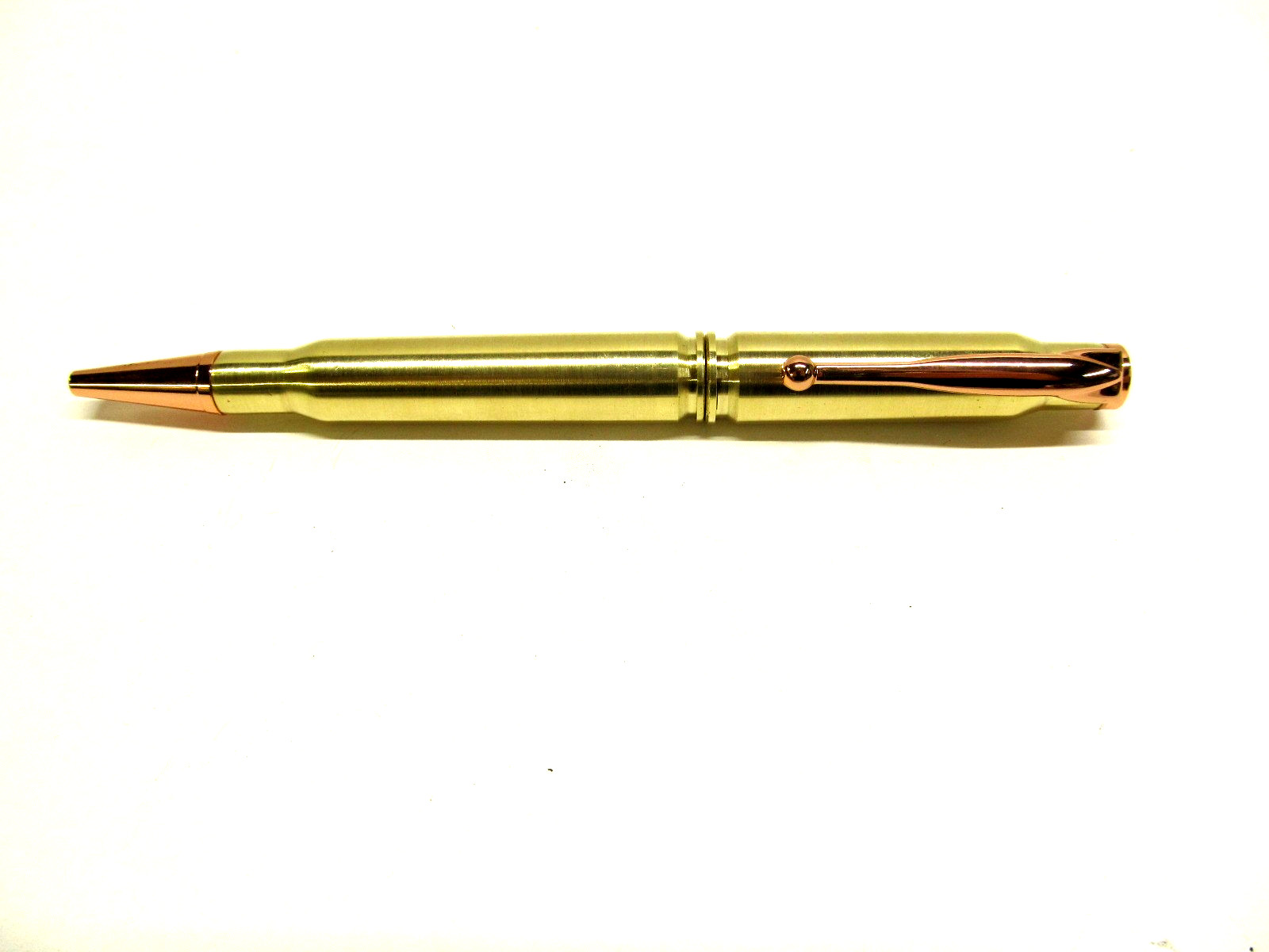 1pc  Handmade RIFLE BULLET Pens from .308 Brass & 30-06 Cartridges. VERY NICE!!!