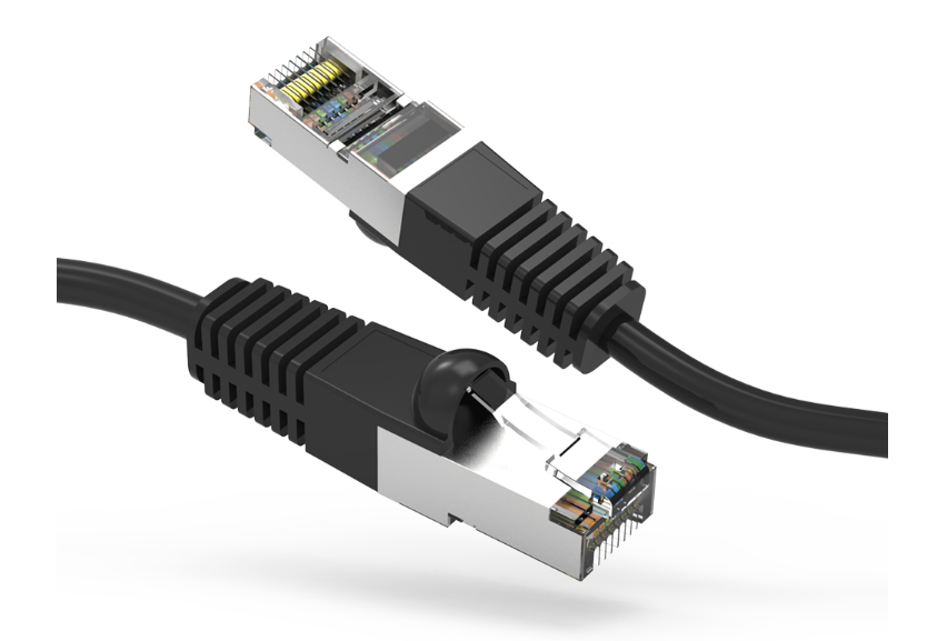 Cat5E 350MHz shielded STP patch cable 1ft 2ft 3ft 5ft 6ft 7ft 10ft Lot of 1,5,10