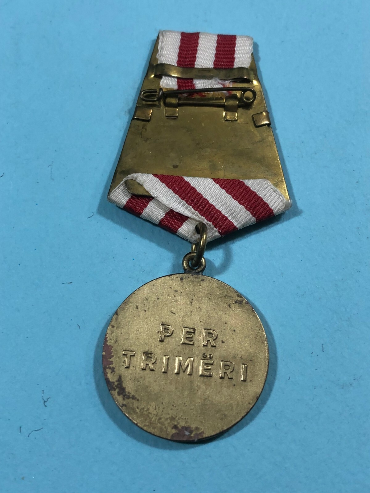 ALBANIA MEDAL OF BRAVERY ALBANIAN MILITARY MEDAL-COMUNISM AREA-1946