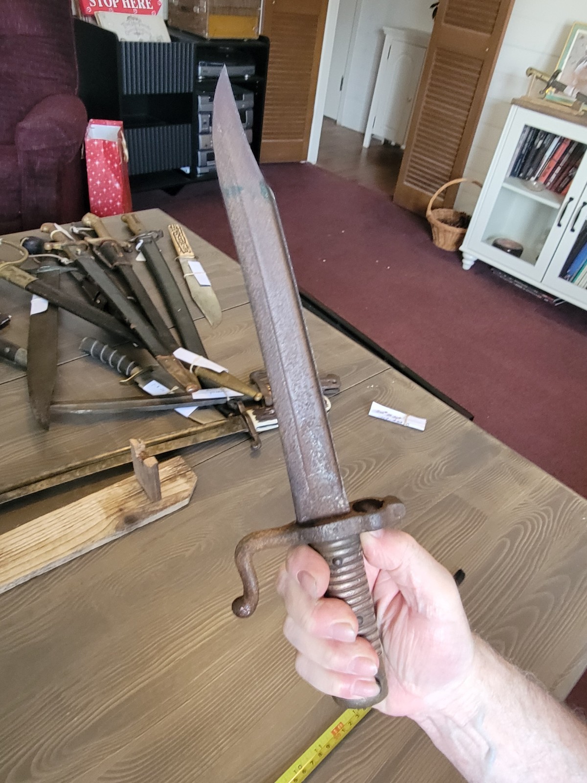 Modified M. 1866, French, Chassepot Bayonet Fighting Knife