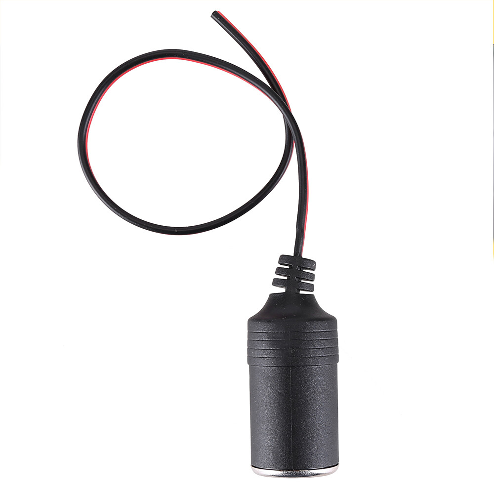 Car Cigarette Lighter Charger Cable Female Socket Plug Connector Adapter 12V/24V