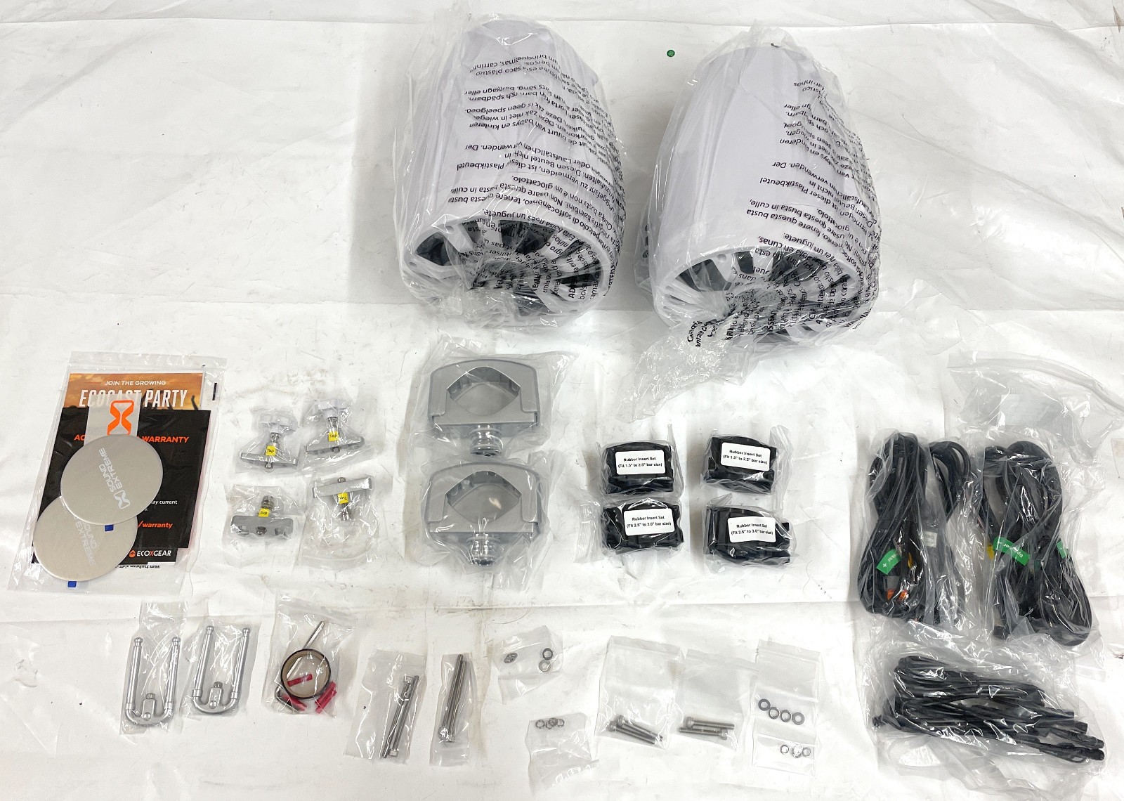 ECOXGEAR ET08 8' White Non Amplified Tower Speakers, 2-Pack, SEI-ET7708